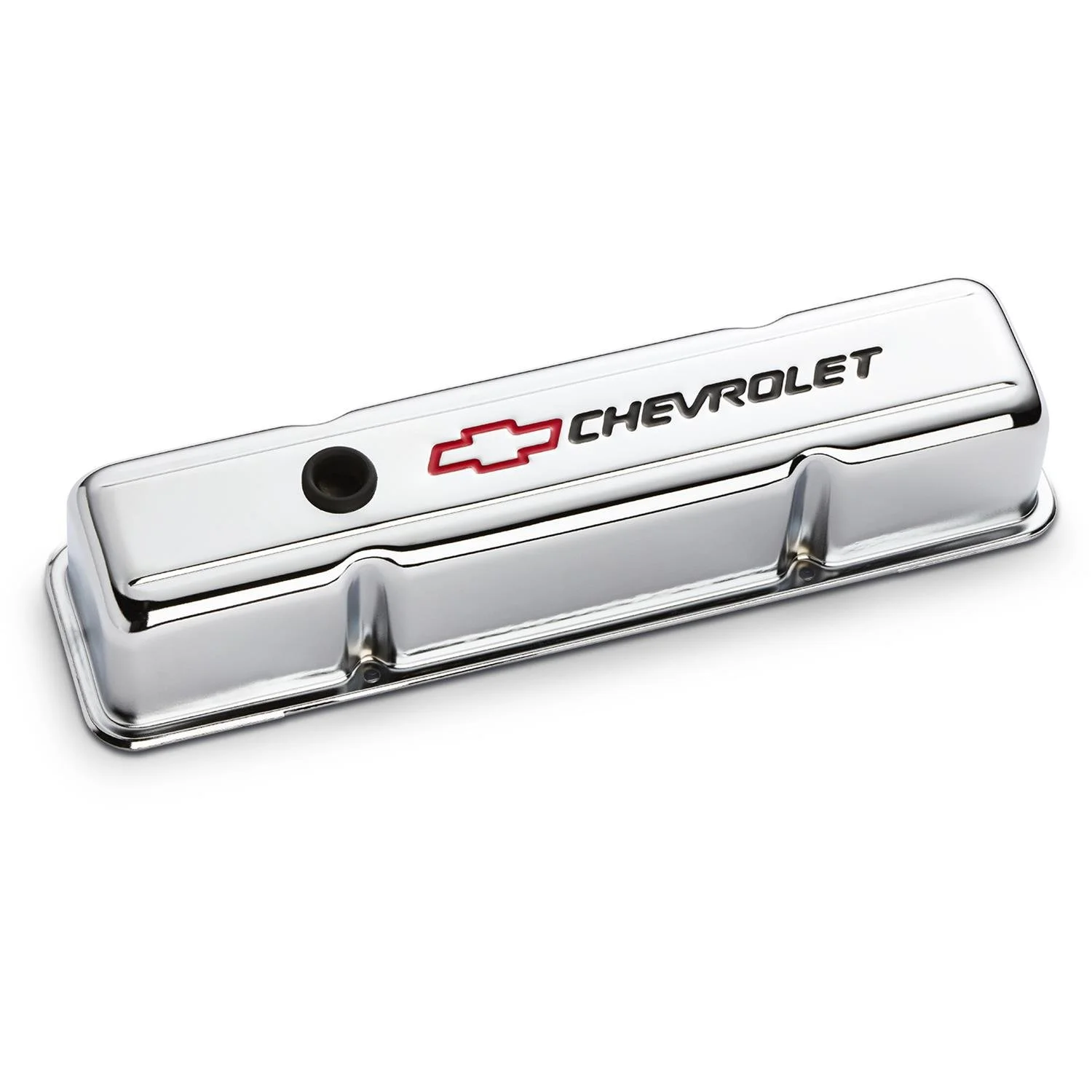 Stamped Steel Chevrolet  SMALL BLOCK Valve Covers W/LOGO