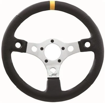 GRANT 633 DRAG RACE STEERING WHEEL W/ YELLOW TOP MARKER