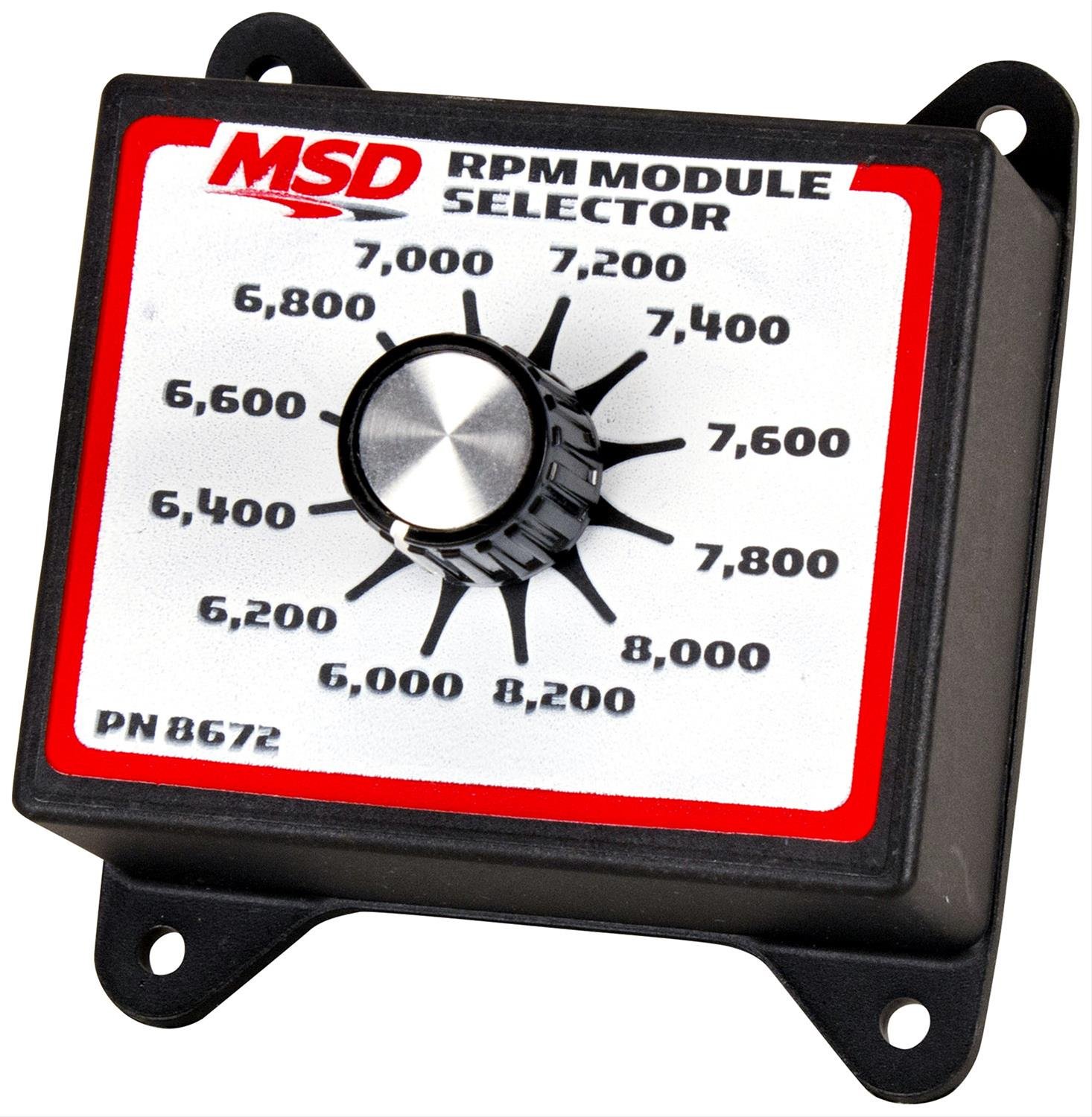 MSD  RPM SELECTOR SWITCH, 6,000-8200 #8672