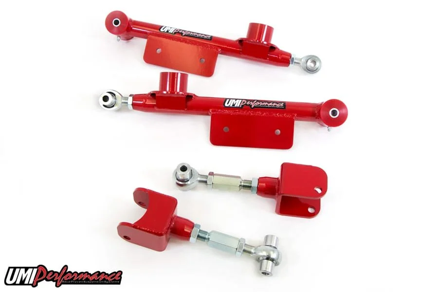 UMI 1999-2004  Ford Mustang Rear Control Arms, Upper & Lower Kit, Adjustable (Copy)
