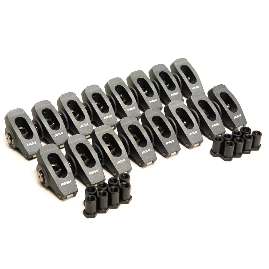 PRW Ford Billet Aluminum Rocker Arms SBF 1.6 RATIO 3/8'' STUD MOUNT