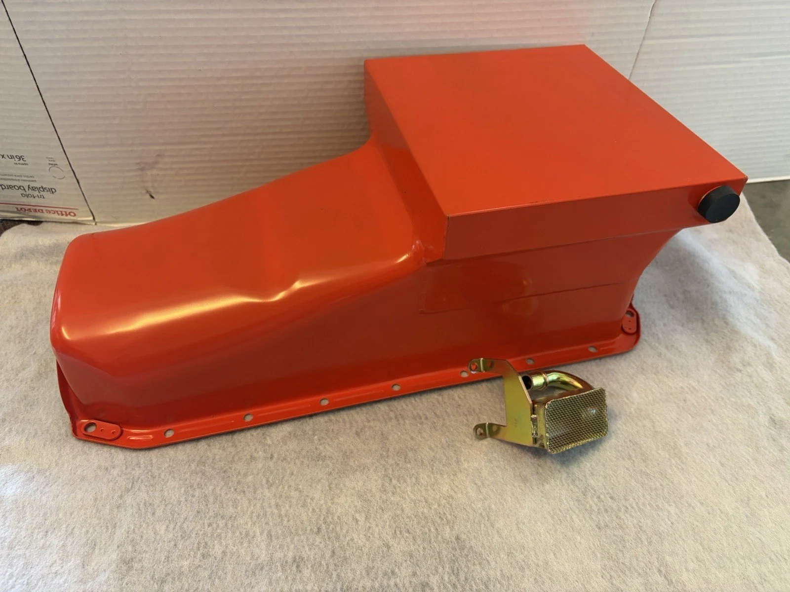 Small Block Chevy Drag Race Oil Pan & Pickup 7 qt