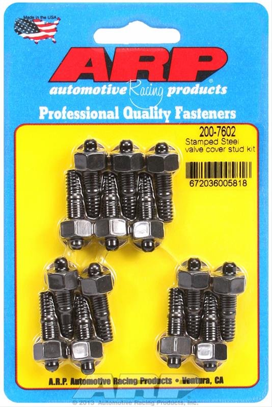 ARP Valve Cover Stud Kit for STAMPED STEEL  COVERS  200-7602 SET OF 14