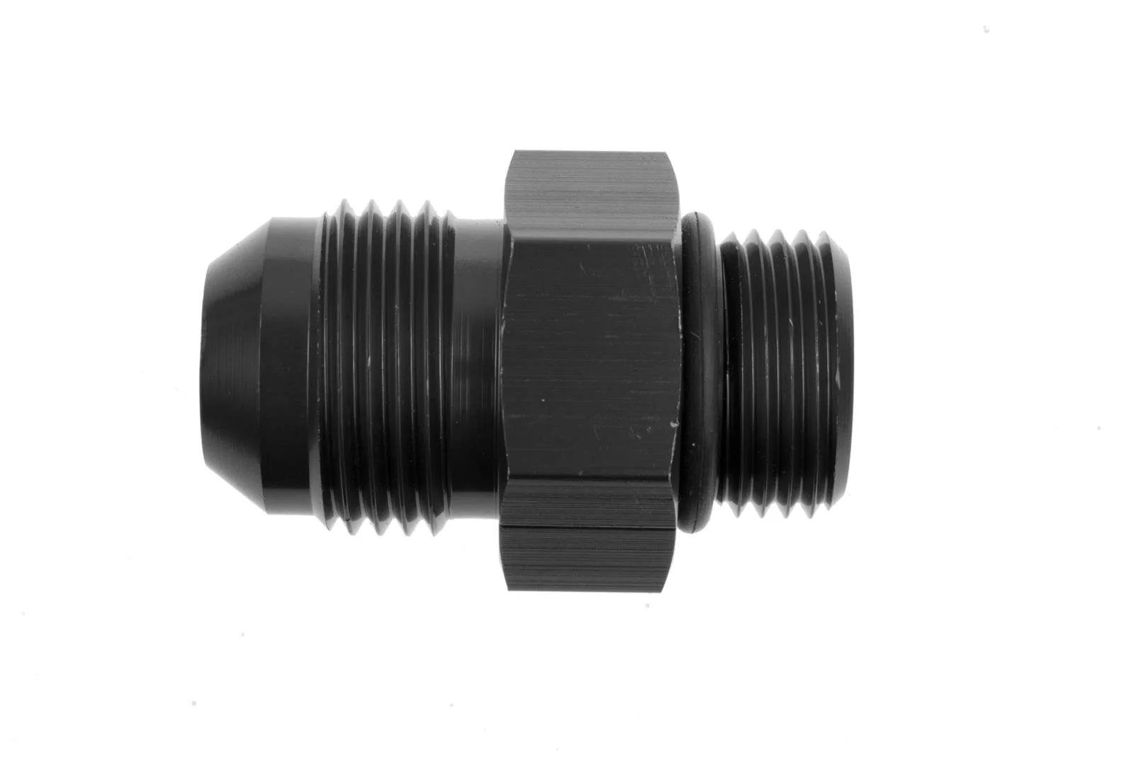 -10 AN male to -10 O-ring port adapter (high flow radius ORB)