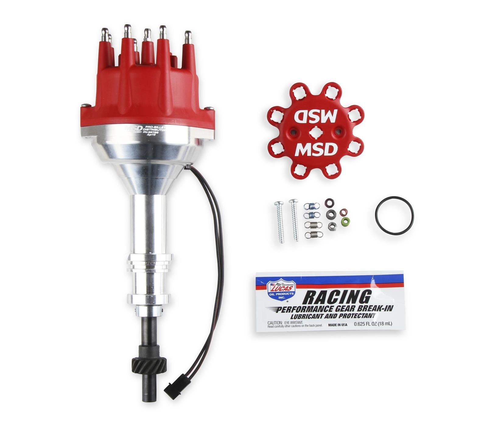 MSD 351W  SMALL DIAMETER PRO BILLET DISTRIBUTOR W/STEEL GEAR