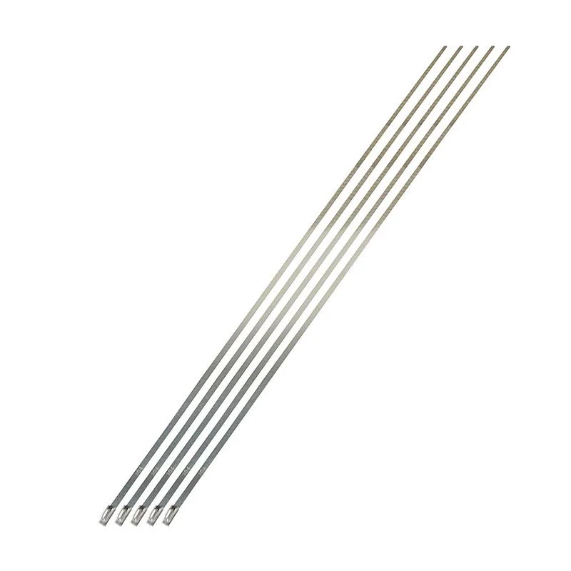 DEI STAINLESS EXHAUST WRAP CLAMPS 12'' SET OF 4