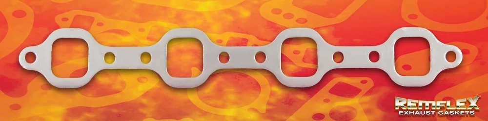 Remflex Exhaust Header Gasket Set SBF 3'' BOLT PATTERN, DART, CANFIELD HEA