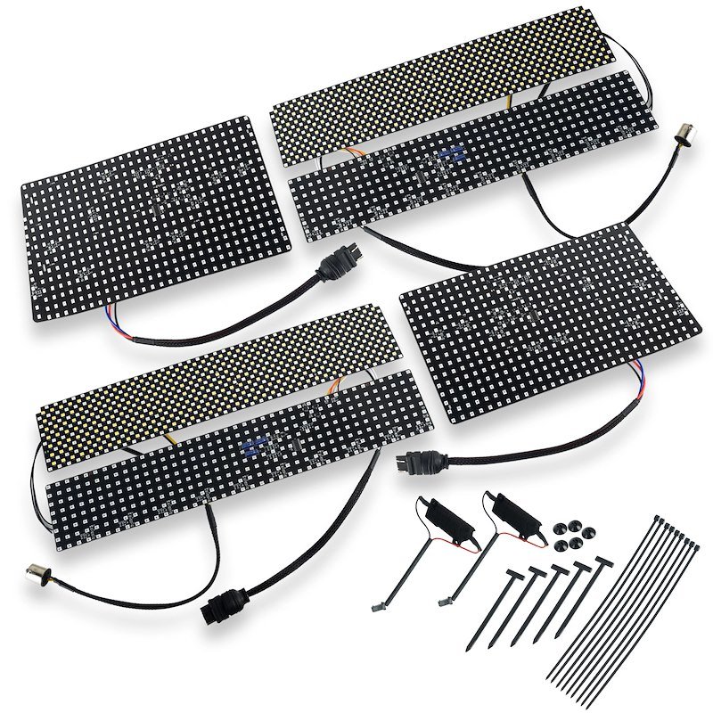 1987-1993 FORD MUSTANG LX SEQUENTIAL LED TAIL LIGHT CONVERSION KIT - PLUG & PLAY