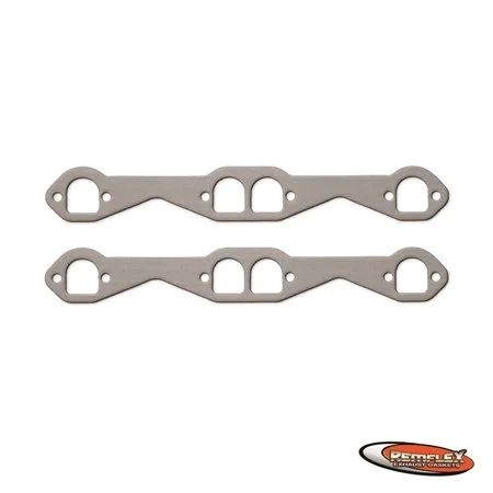 REMFLEX SBC EXHAUST GASKET   262 - 400, Large D-Port, "Brodix Track 1", LT-1 Corvette,