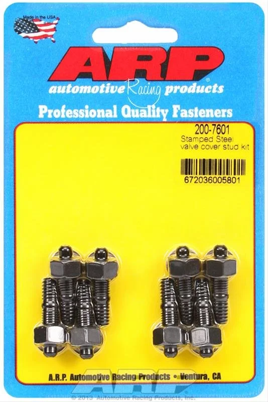 ARP Valve Cover Stud Kit for STAMPED STEEL  COVERS  200-7601 SET OF 8