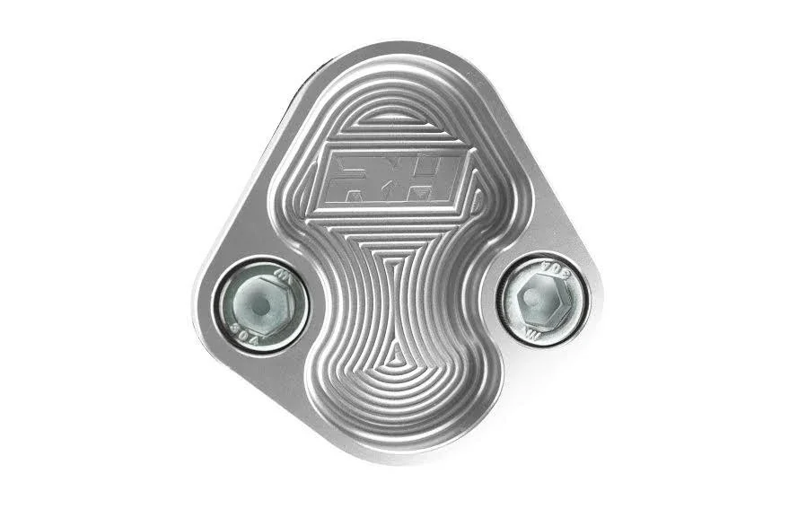 BILLET ALUMINUM FUEL PUMP BLOCK OFF PLATE SMALL BLOCK FORDS.