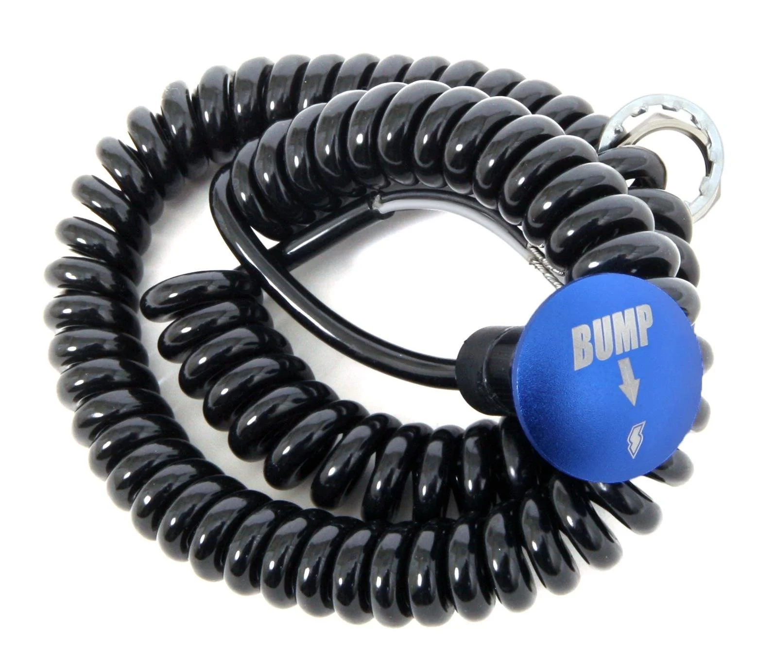 Mushroom Cap Push-Button Blue Bump Switch