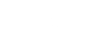Black background with white HP logo
