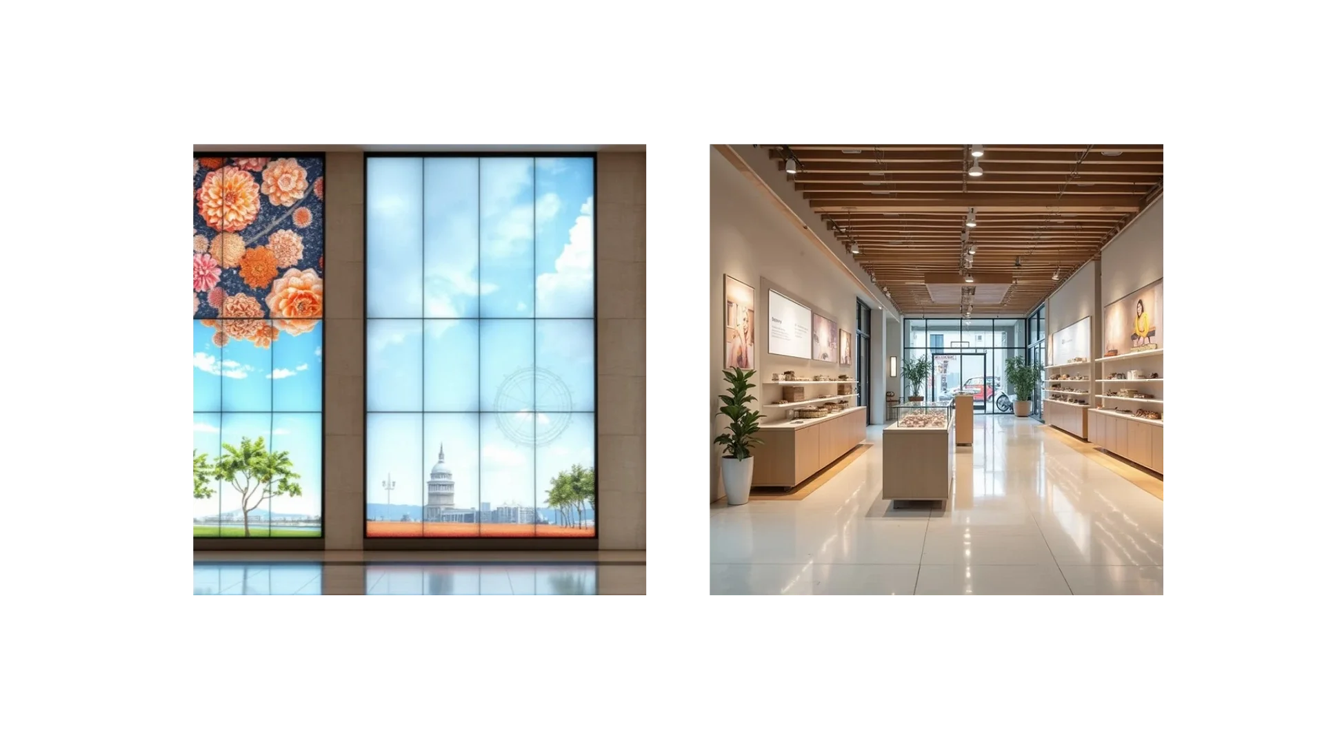 Lyoley commercial fitout at an airport and a retail store
