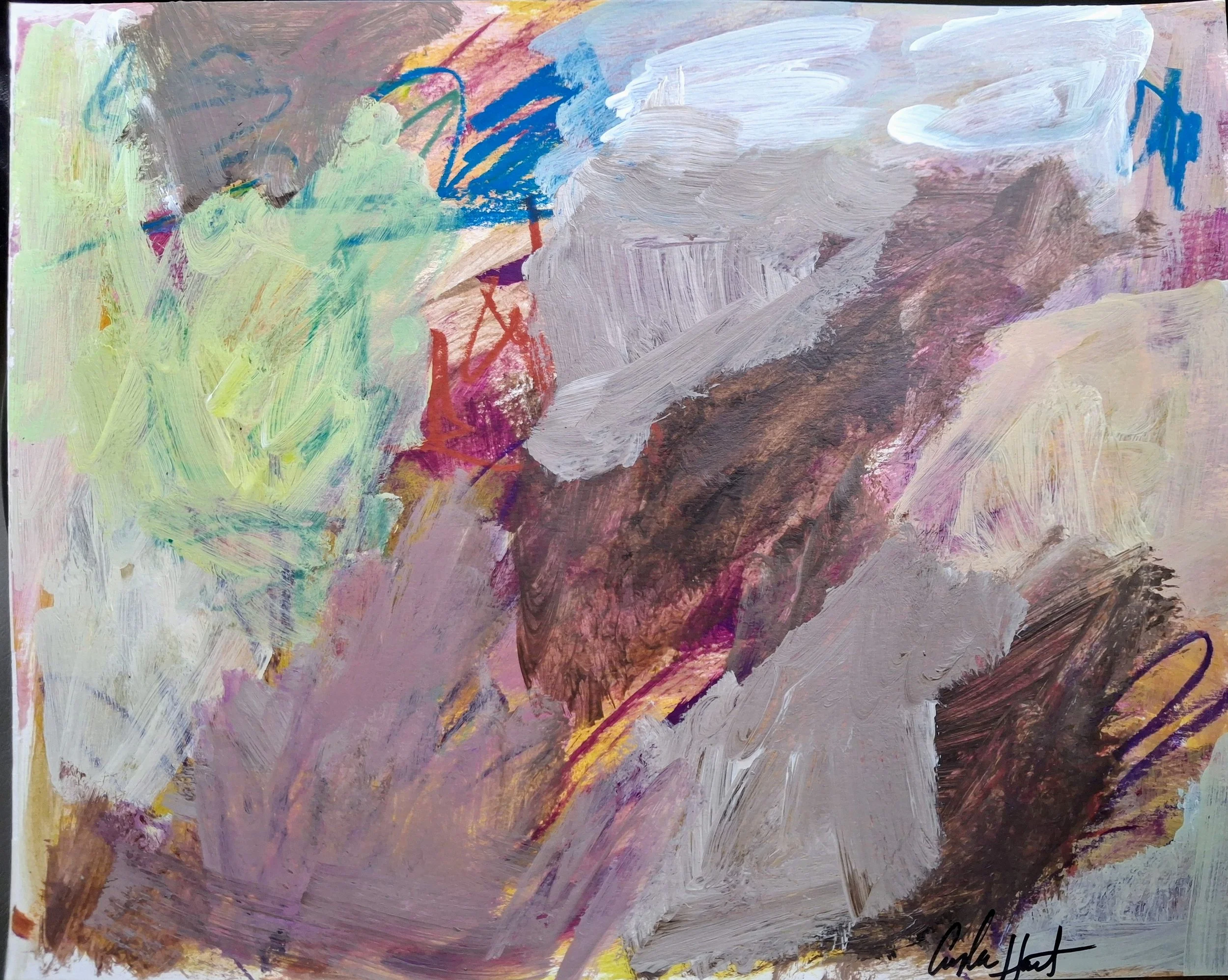 11x14 Abstract on paper (Dream)