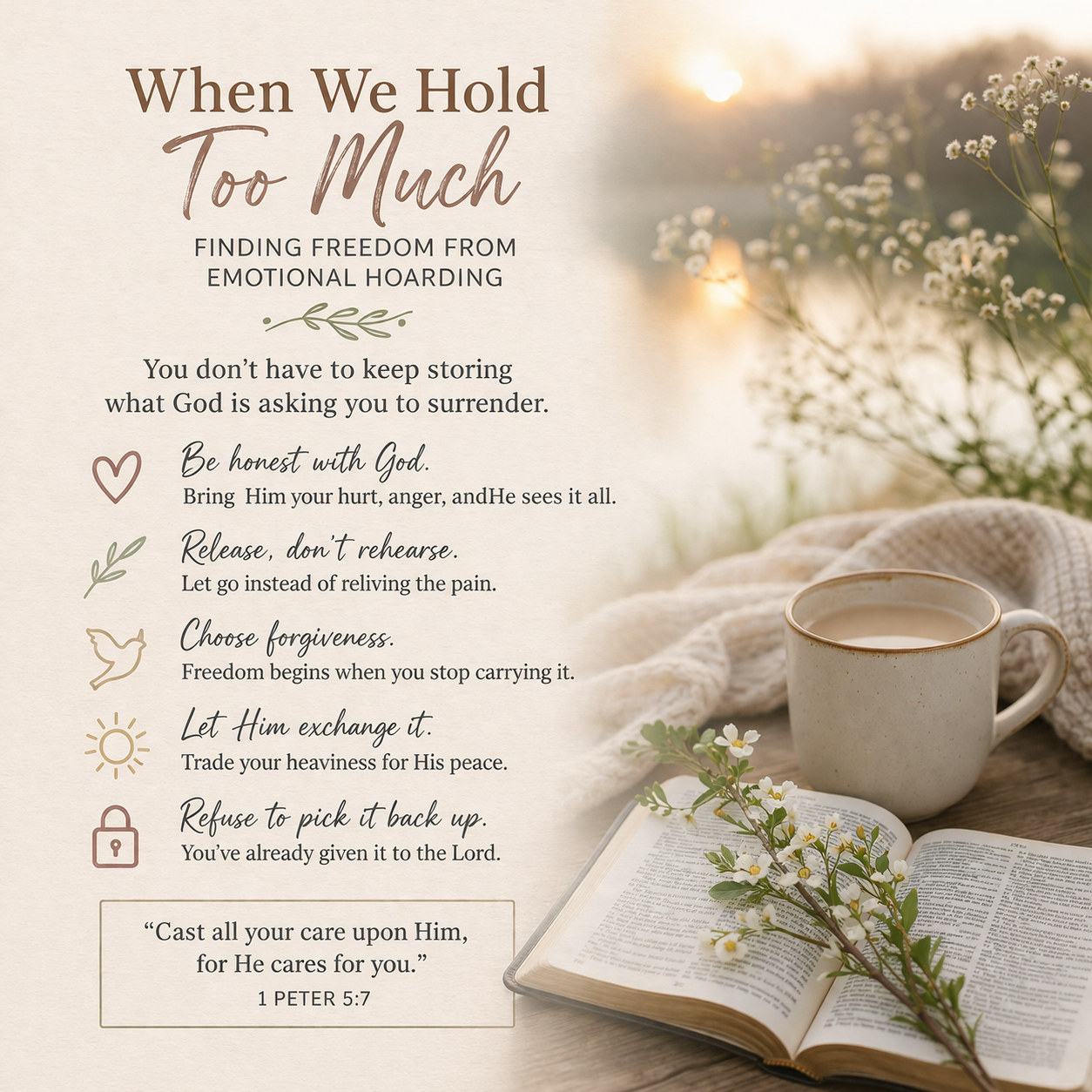 When We Hold Too Much: Finding Freedom from Emotional Hoarding