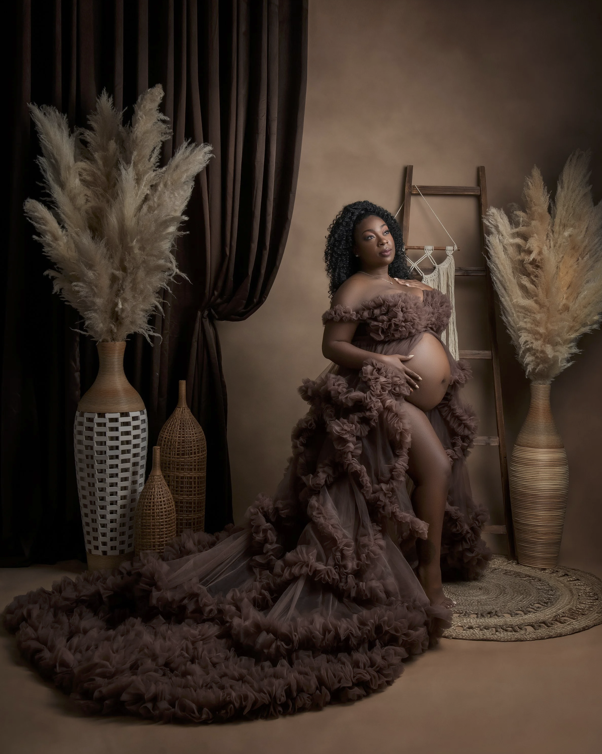 51. Dreamy brown gown (one size)