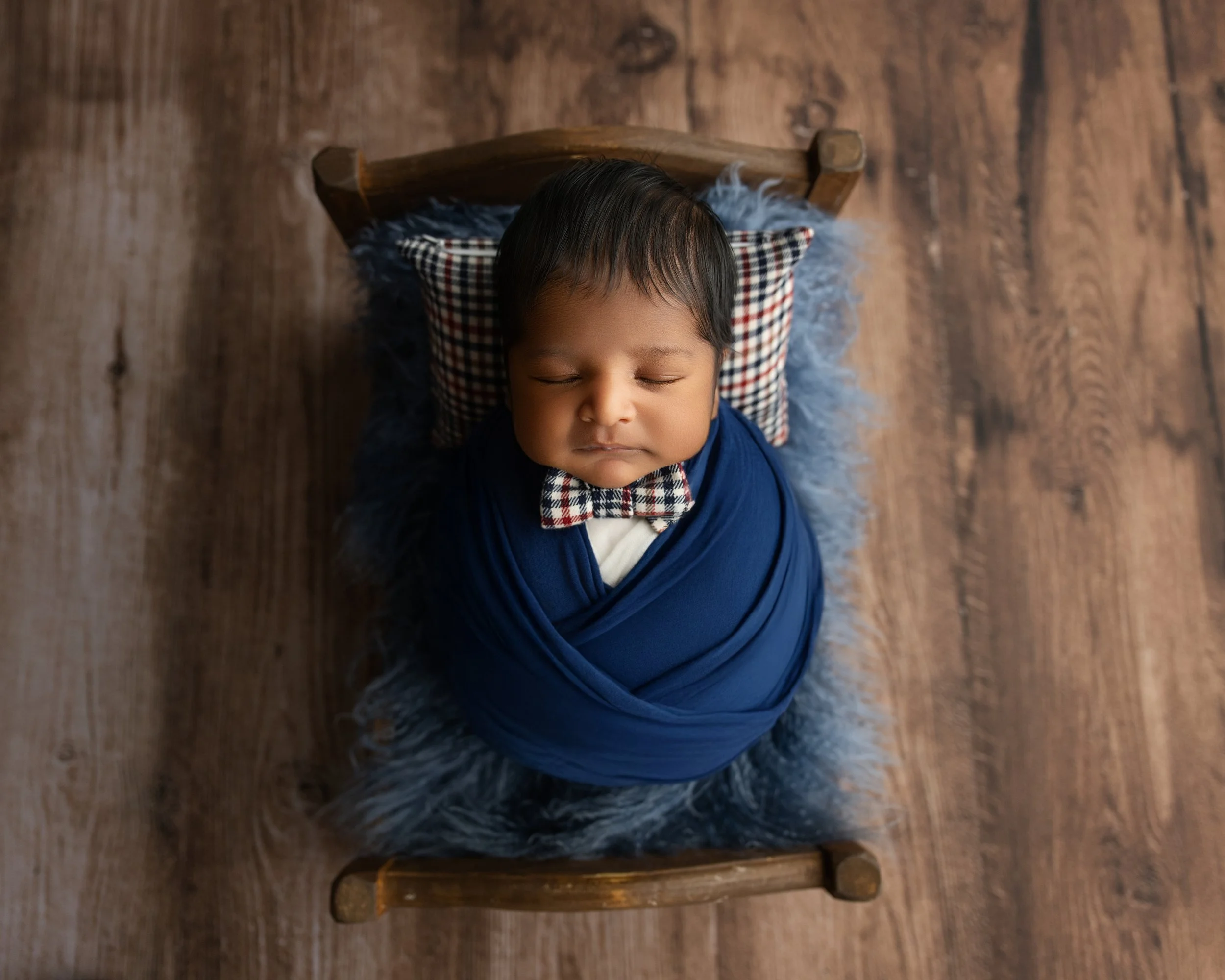 Newborn baby portrait photographed by Houston newborn photographer in Cypress Texas