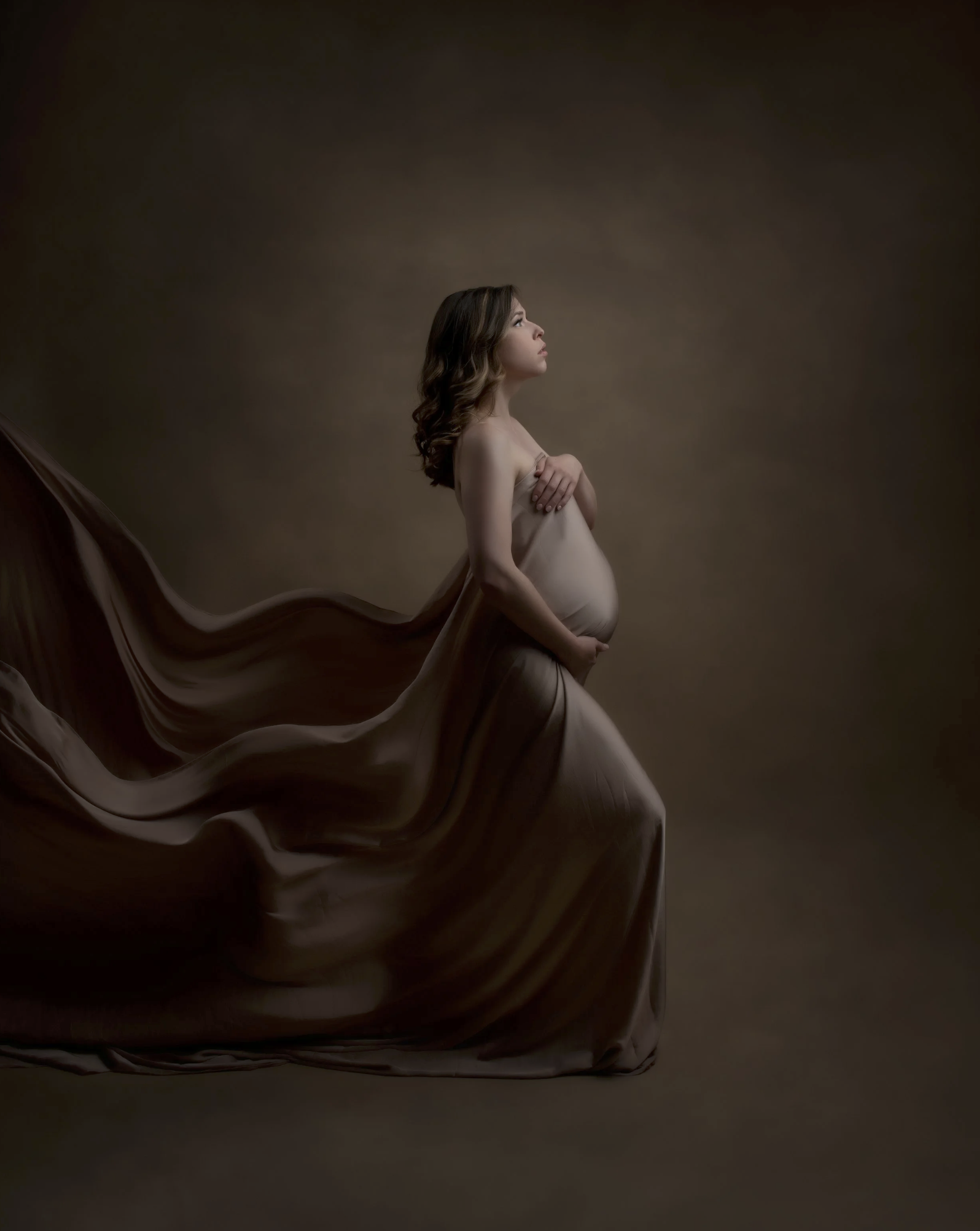 39. Nude silk fabric