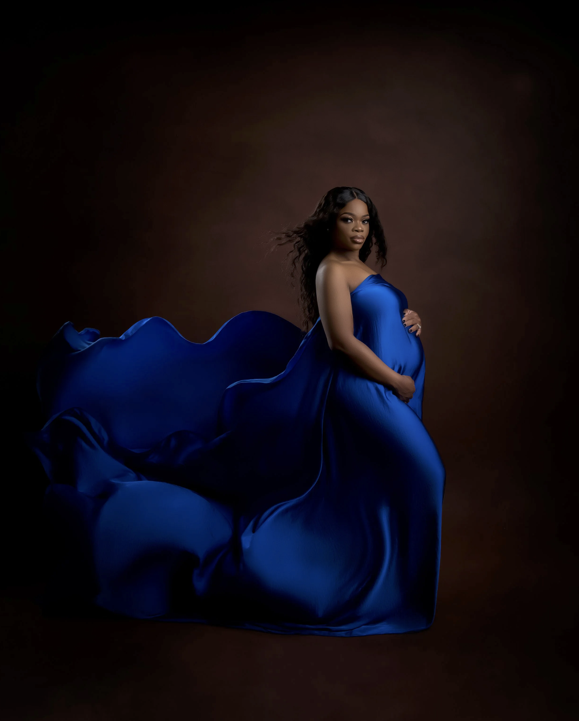 63. Royal blue fabric