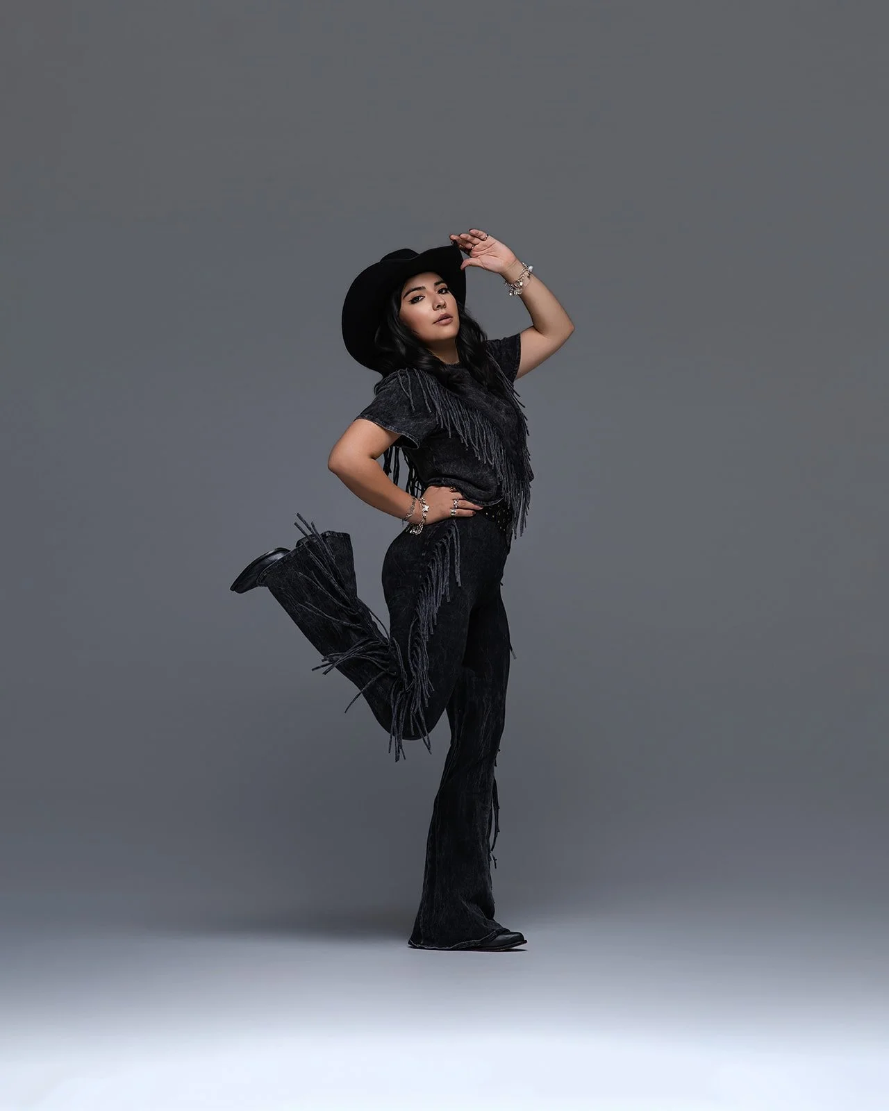 Graduation portrait session photographed in a Cypress TX studio serving Houston families