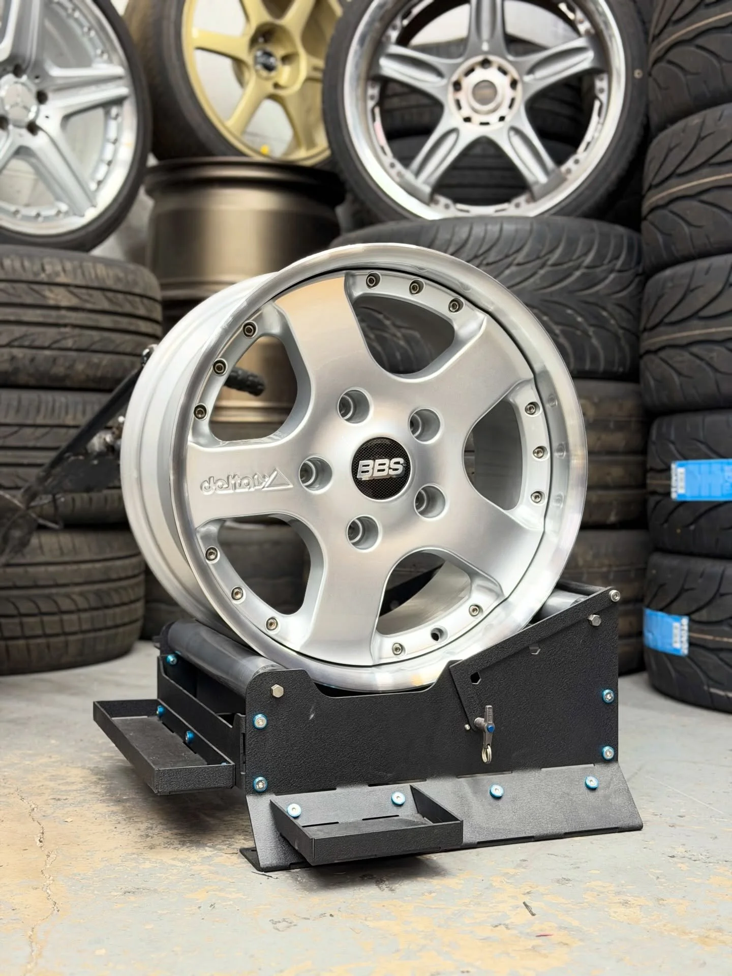 Happy Wheel Wednesday 🛞🙂 On today&rsquo;s wheel refinish highlight, here&rsquo;s a rare set of BBS Deltas (RT145) that got a new lease on life! These were restored to be as close to original as possible; bright silver faces, diamond cut/machined ou