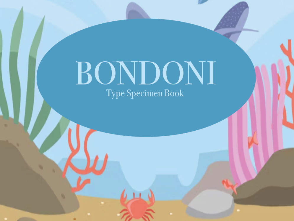 Bondoni Type Speciman Book