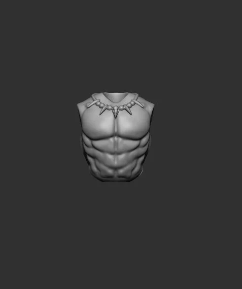 Figure barbarian #1 Torso