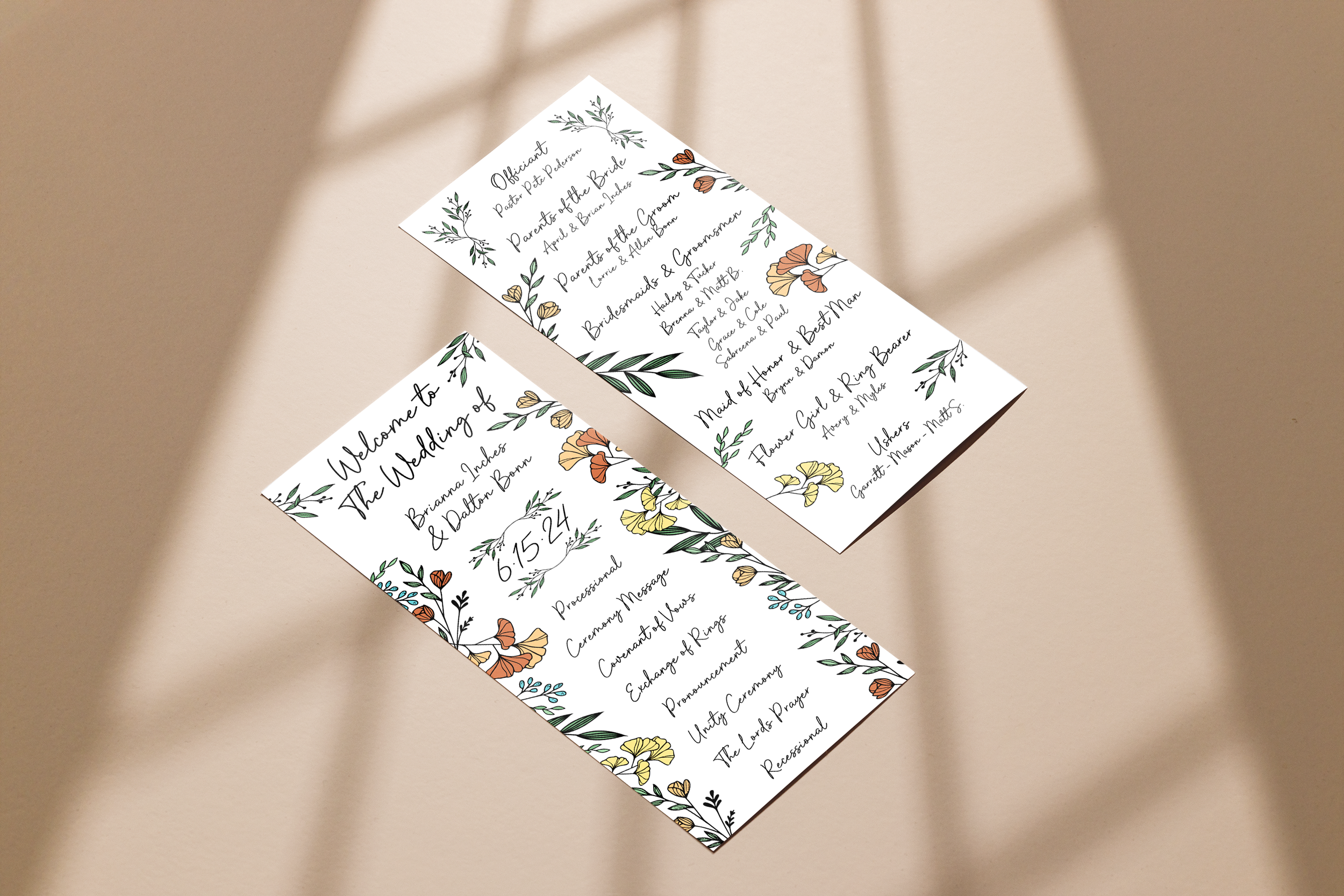 Wedding Program