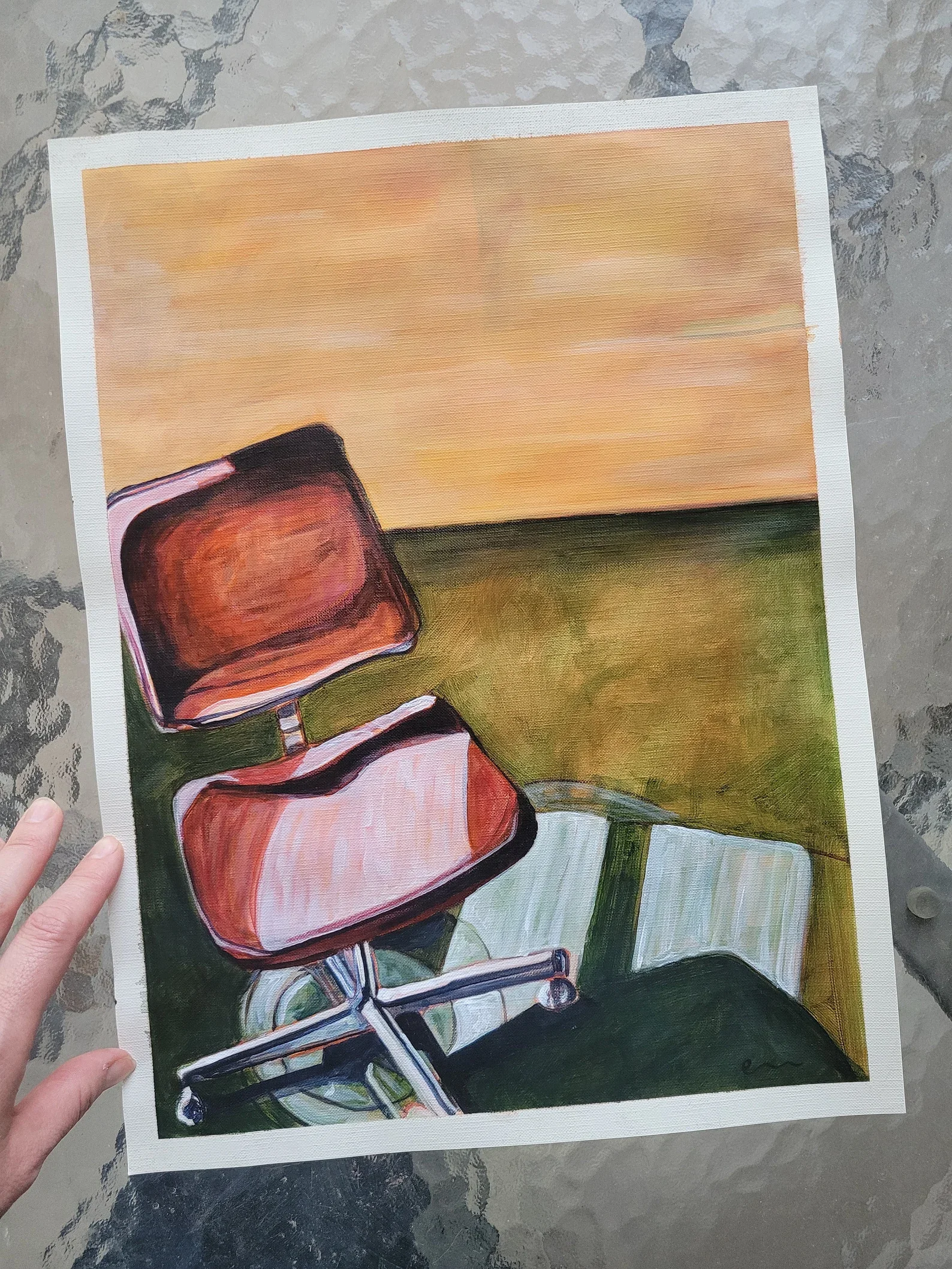 Orange Chair in Landscape No. 1.webp