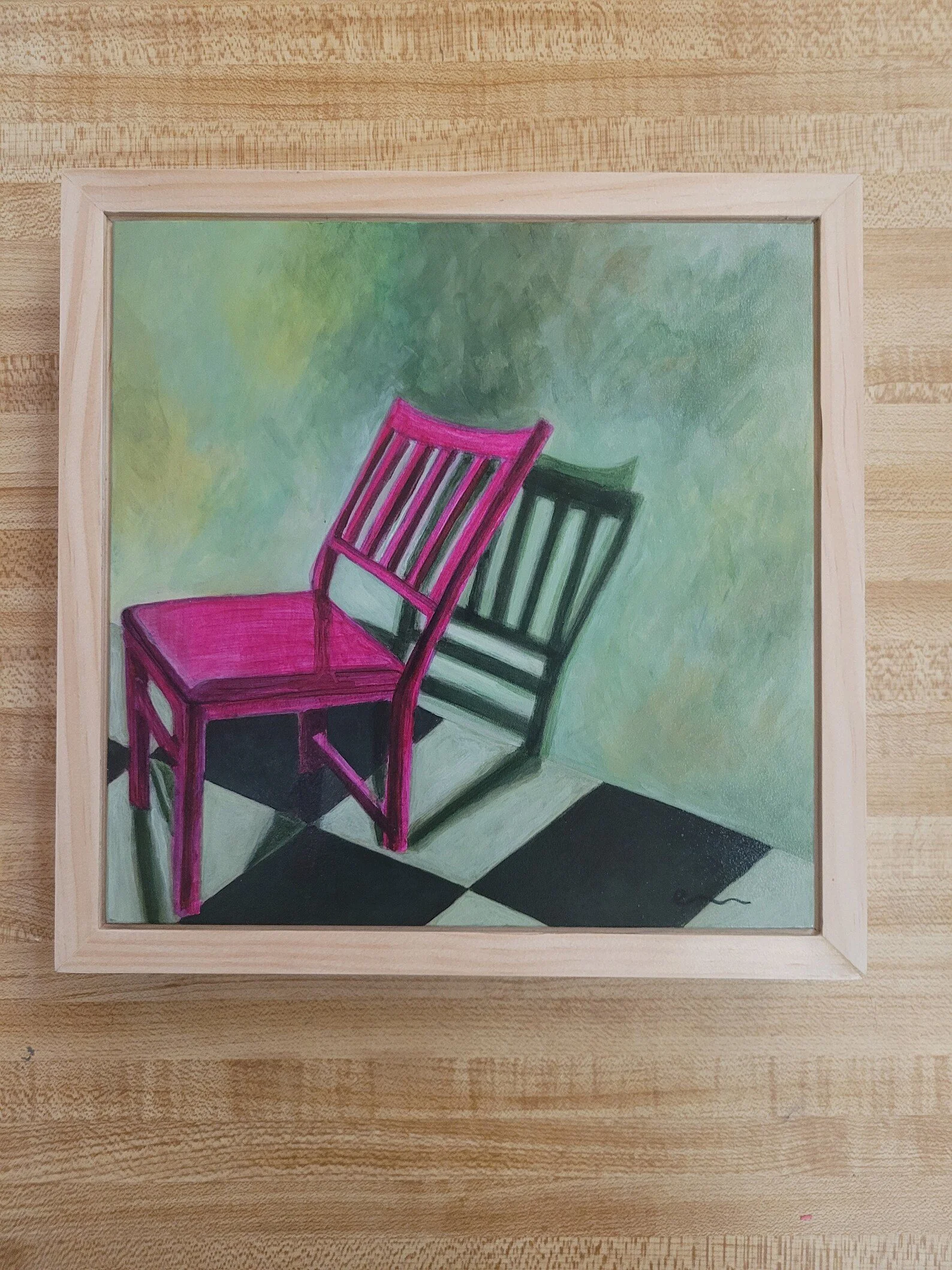 Framed No. 6 Chairs and Shadows Series- Emily Bharatiya .jpg