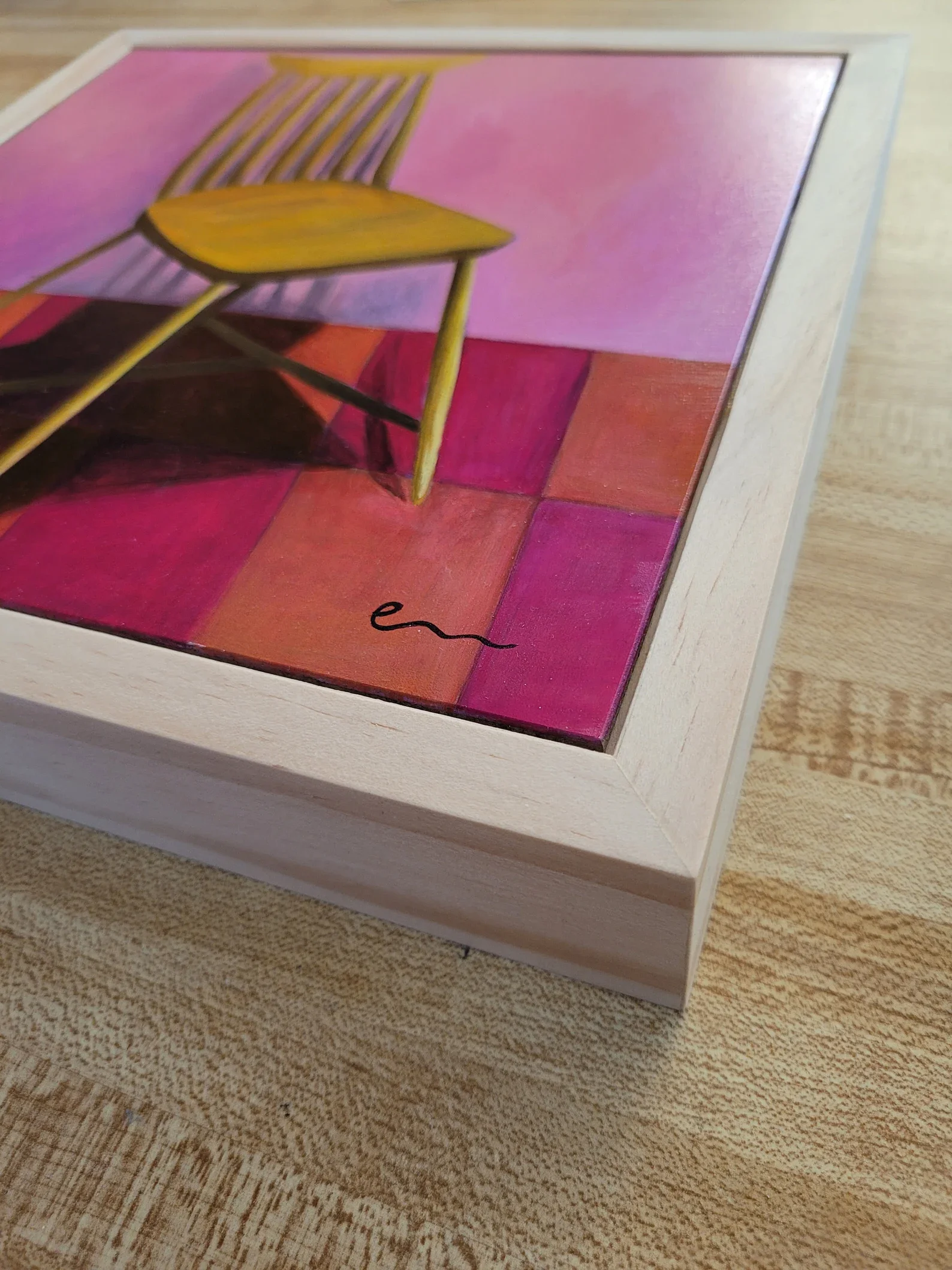 Detail 2 No. 13 Chairs and Shadows Series Em Arthouse- Emily Bharatiya.webp