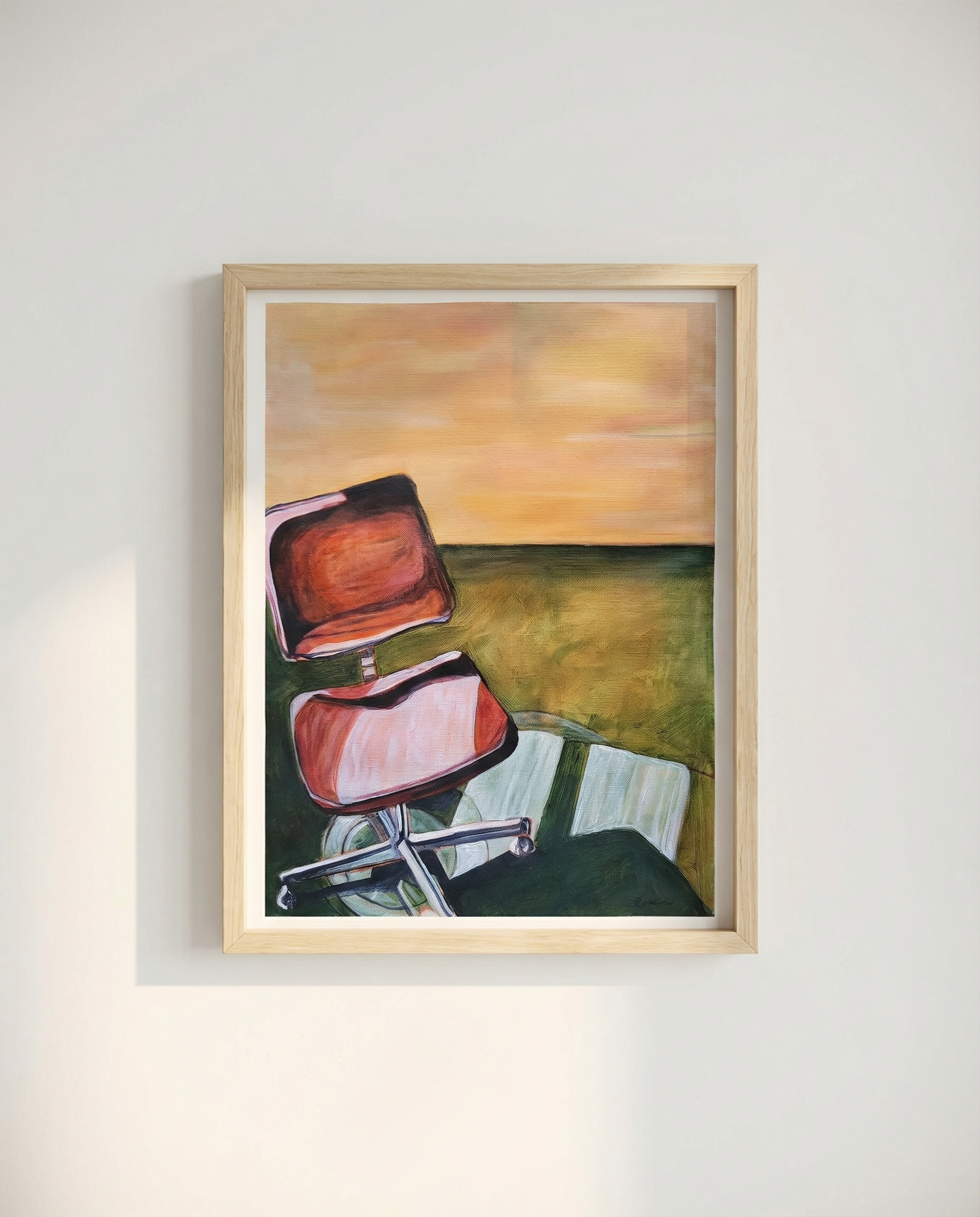 Orange Chair in Landscape No. 1 Emily Bharatiya.png