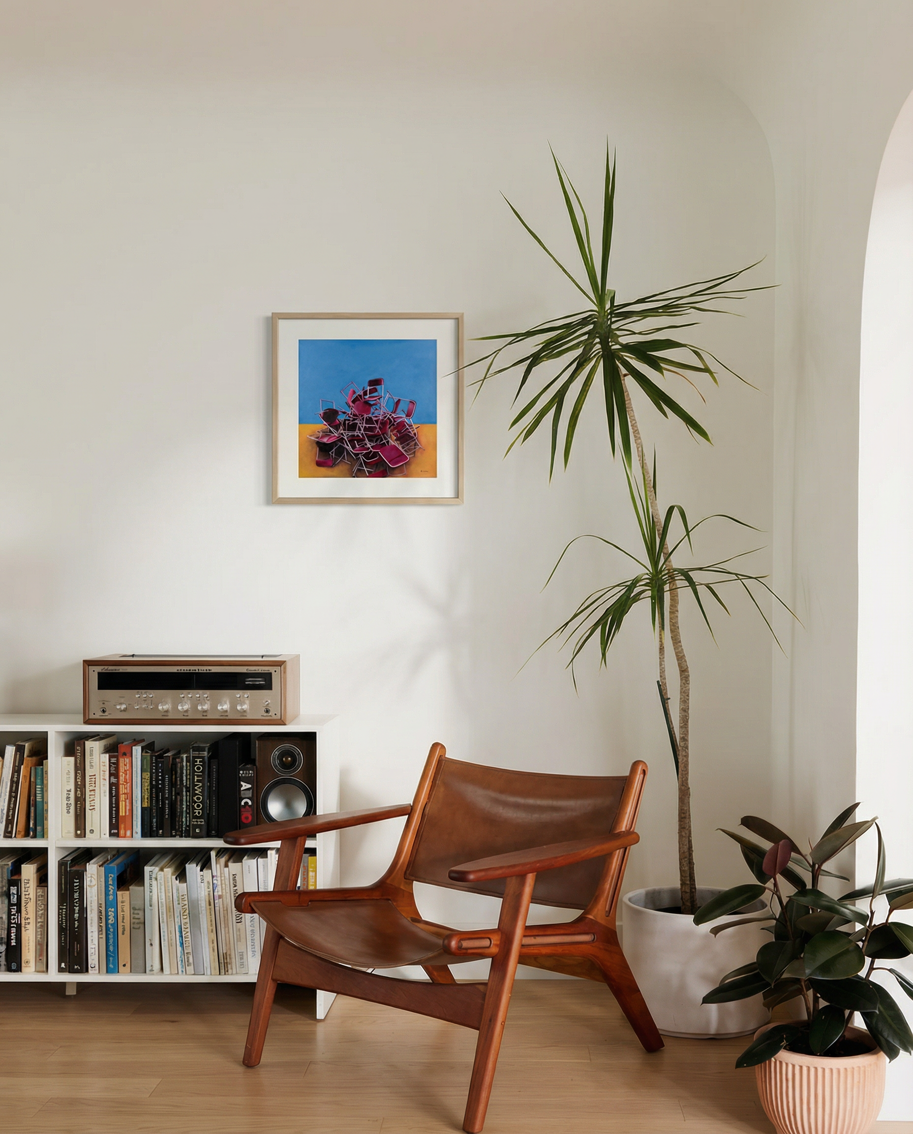 The Process of Progress Prints by Emily Bharatiya Framed Hanging.png