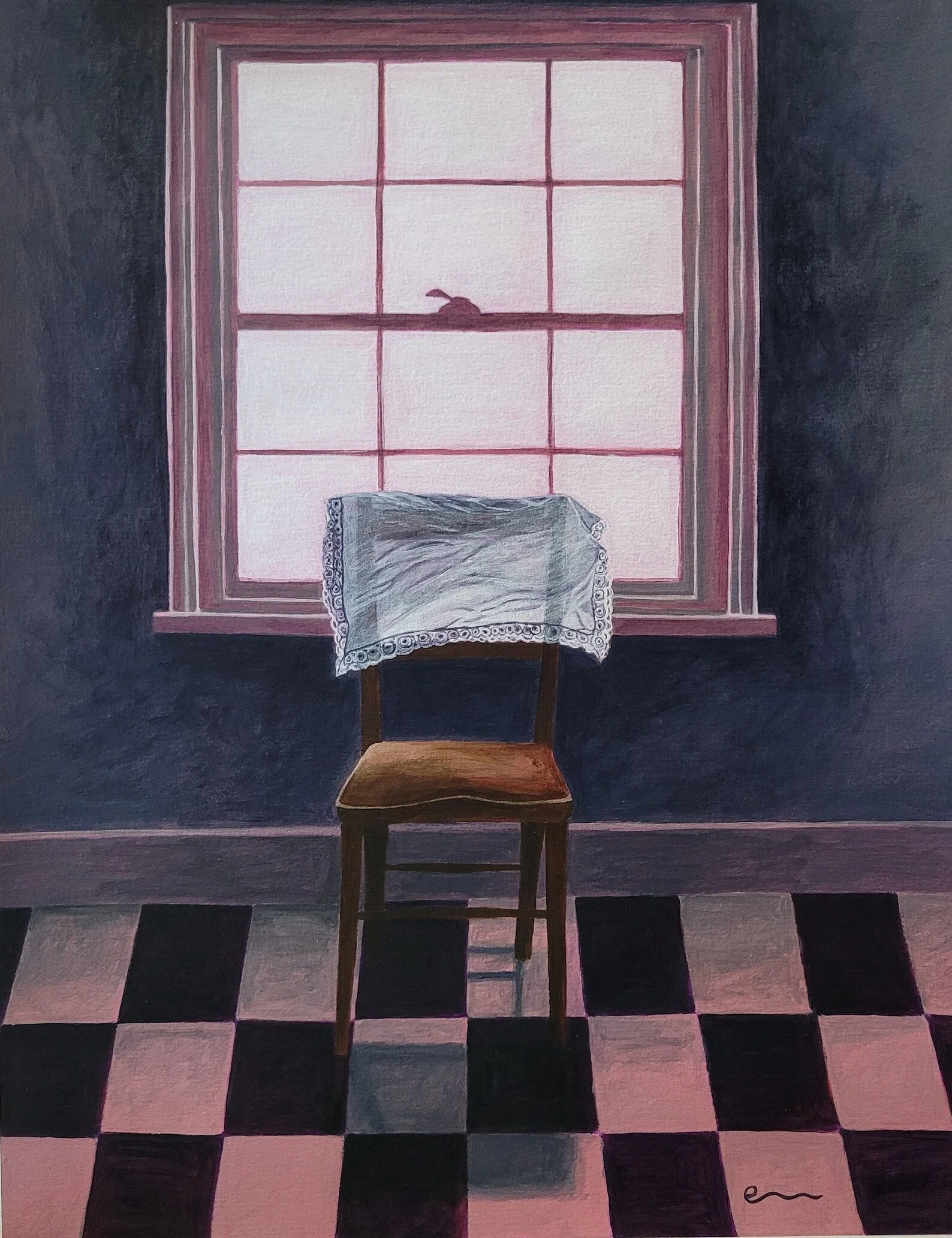 Chair With Lace Handkerchief by Emily Bharatiya.jpeg