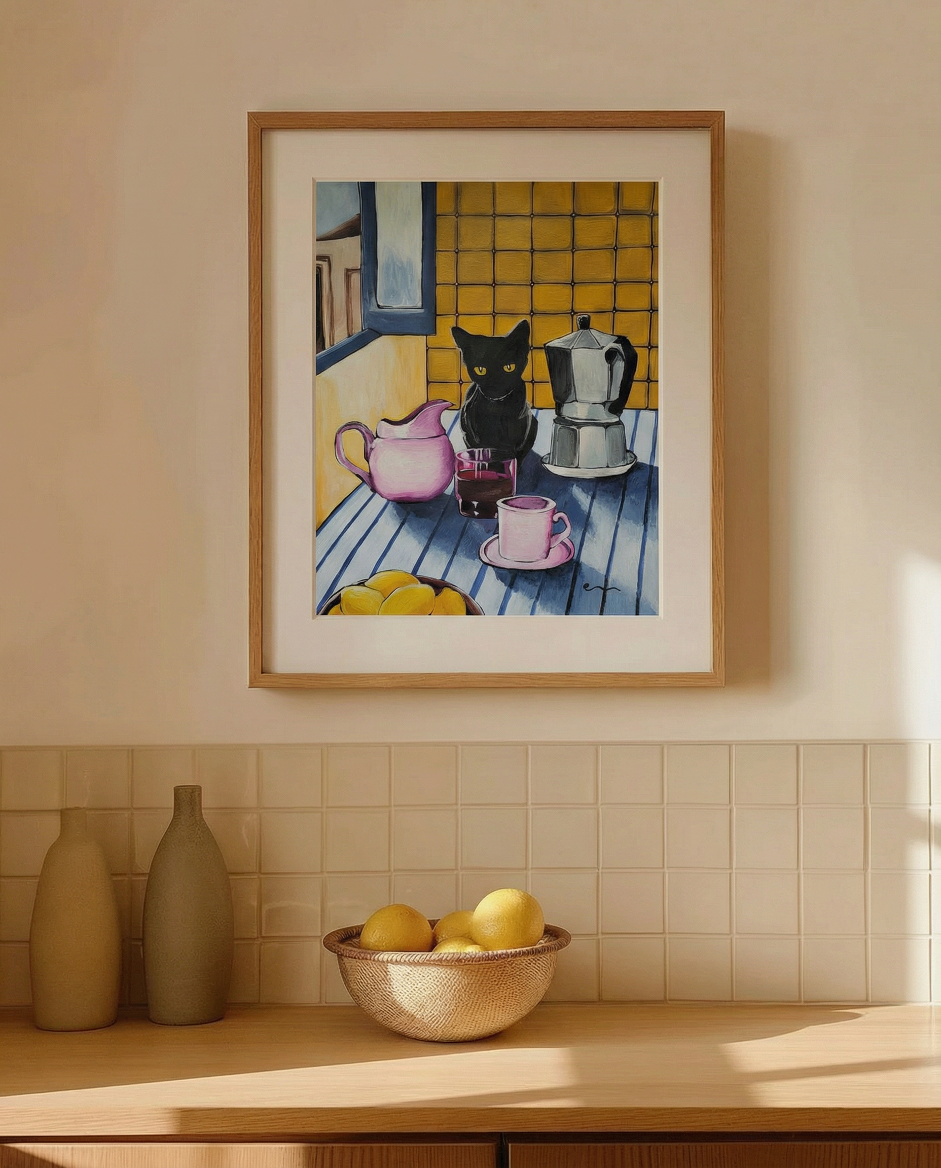 Cats in the Kitchen Giclée Print.png