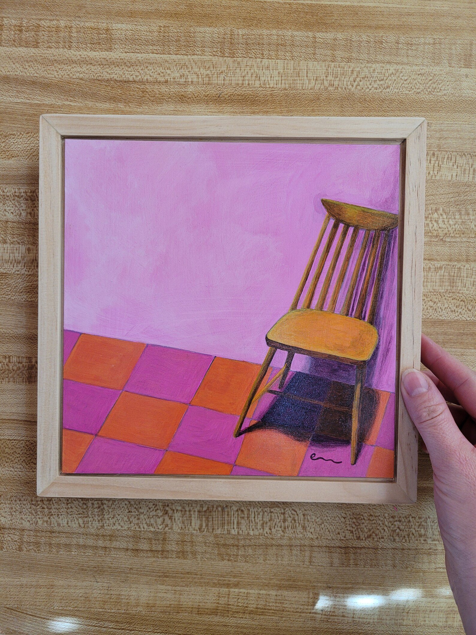 No. 14 Chairs and Shadows Series Em Arthouse Framed.jpg