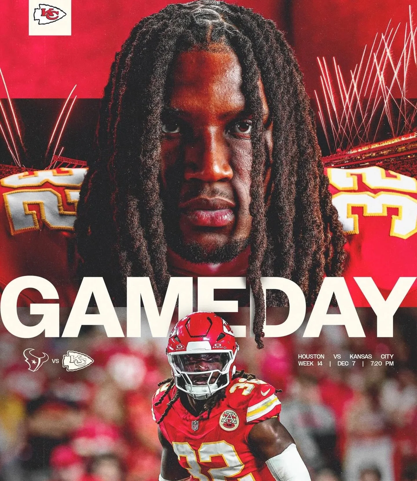 LIVE NFL
HOUSTON VS KANSAS CITY
LIVE FROM 11.30AM