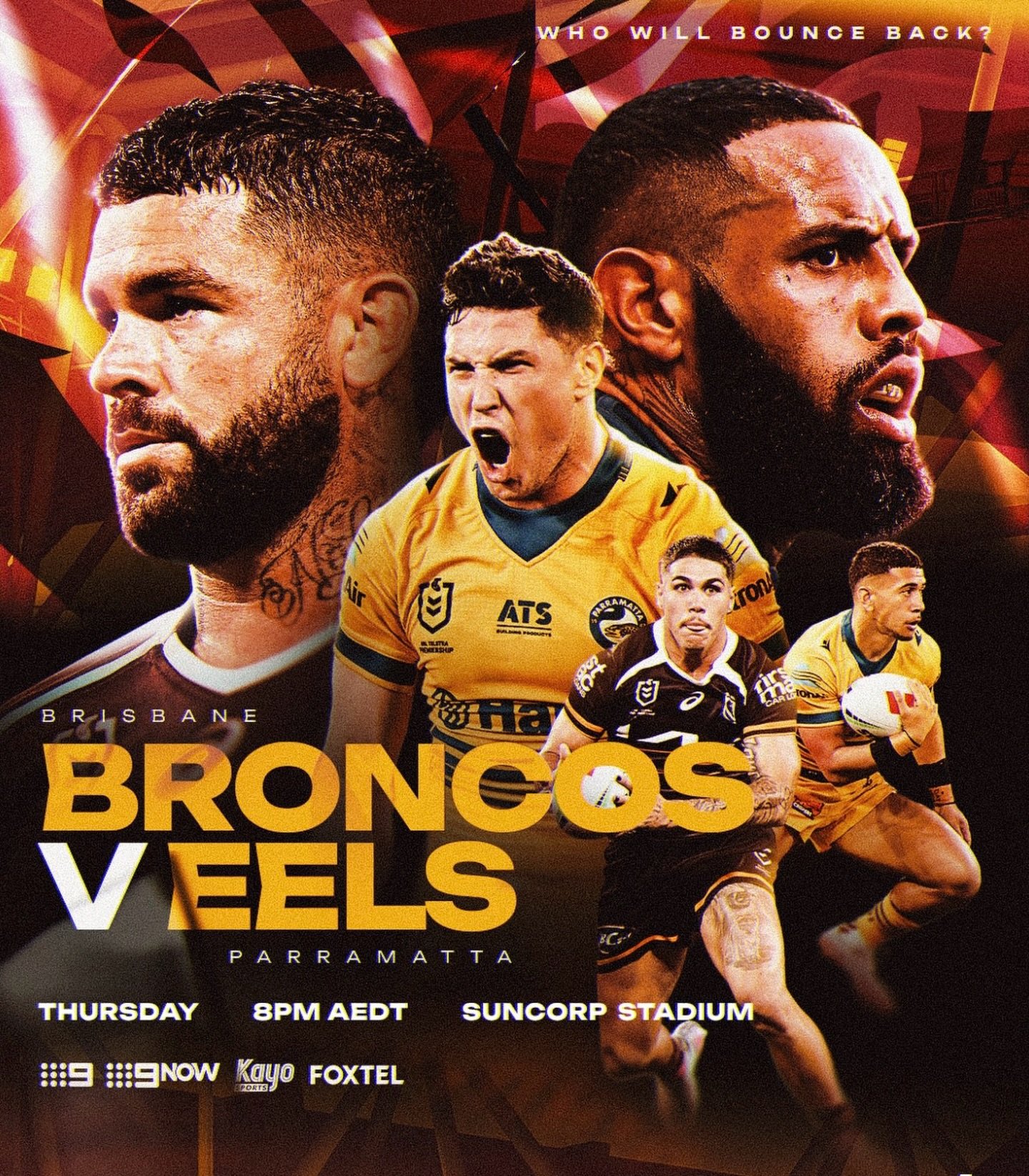 The Broncos go head-to-head with the mighty Eels tonight live from 8PM&hellip; it&rsquo;s gonna be huge! Get in early tonight to grab the best seats in the house!
