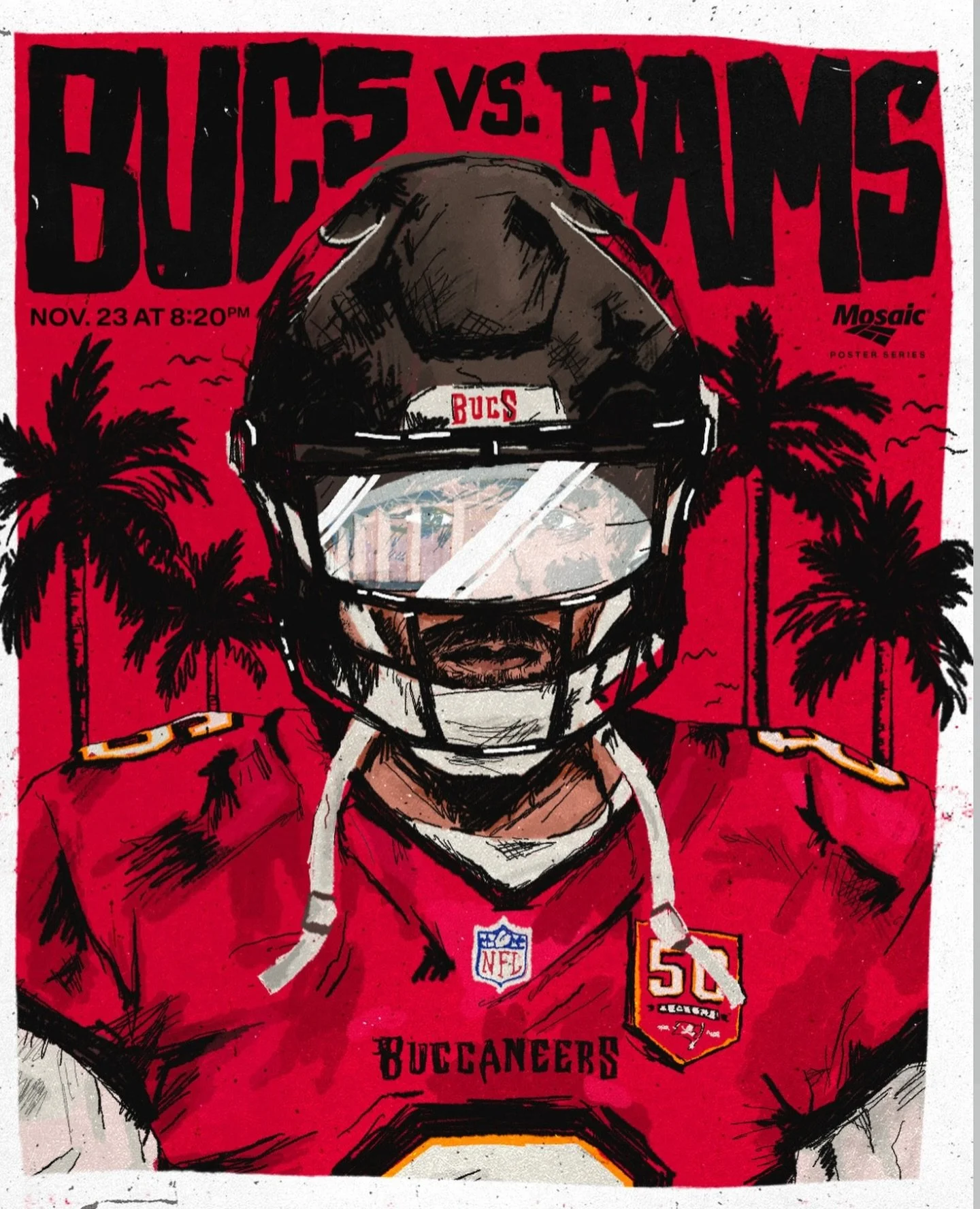 MONDAY NFL AT FATS
Live NFL Rams VS Buckaneers
FROM 11.30AM