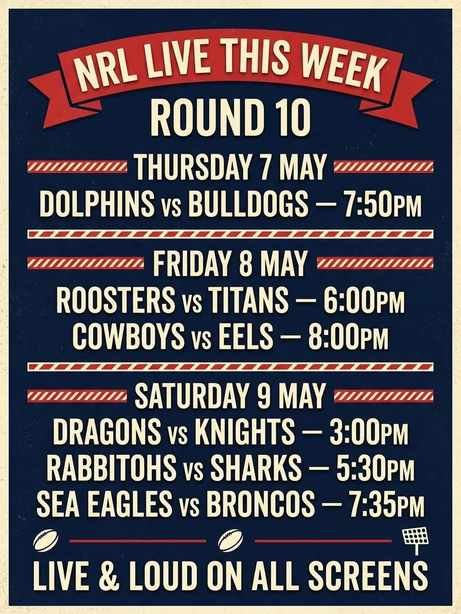 NRL and AFL playing this week at Fat Angel Sports Bar ! Join us while we cheer on the guys 🏈🍻🥳
#nrl #afl