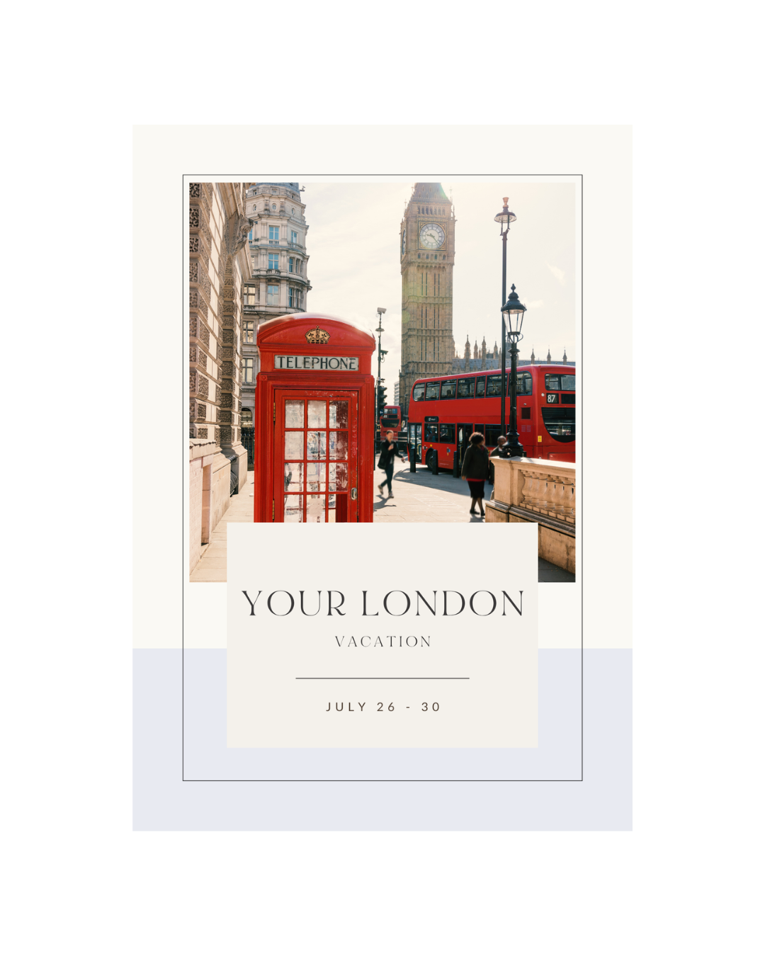 Personalized Travel Itinerary