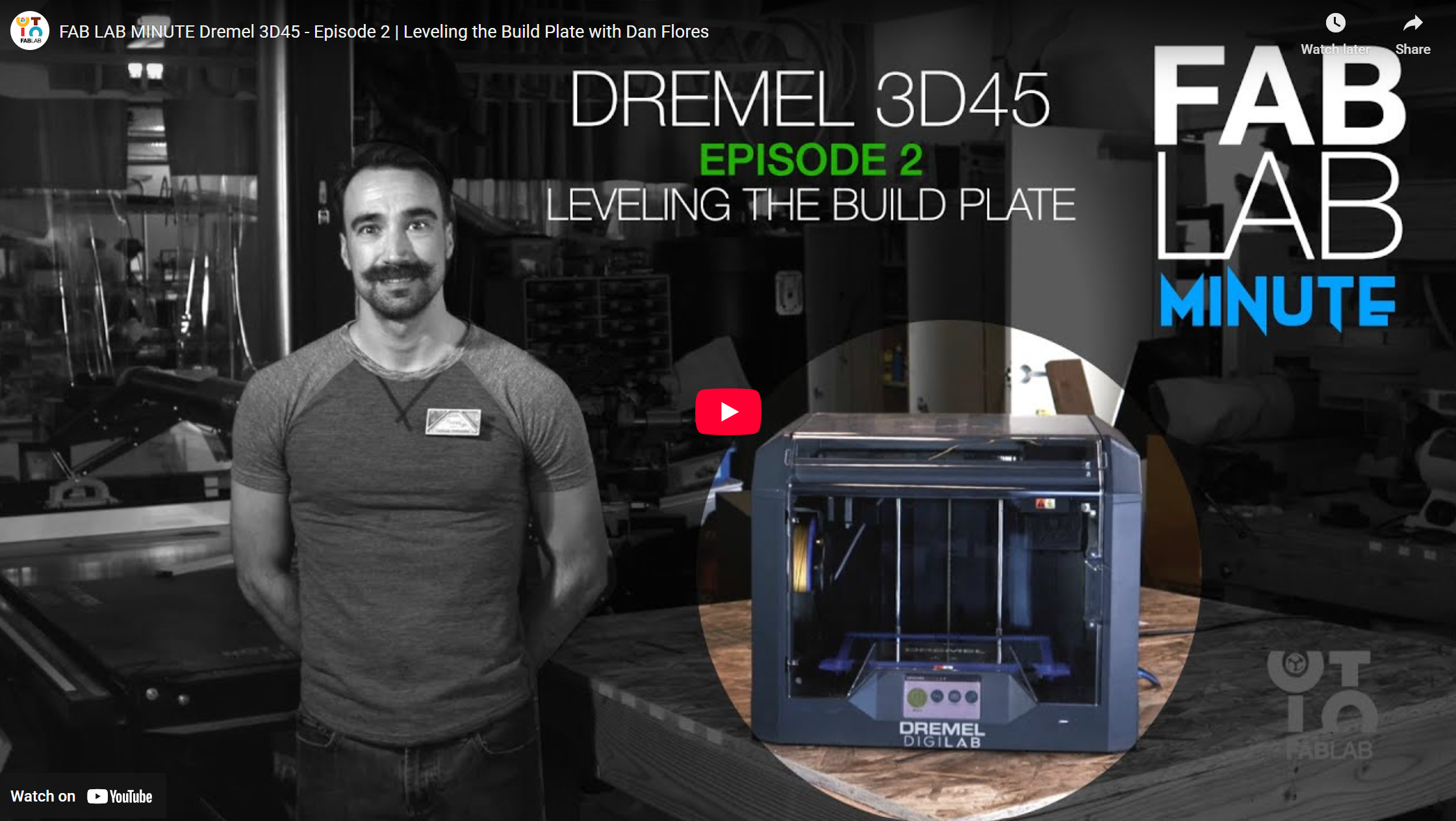 CITC Fab Lab: FAB LAB MINUTE Dremel 3D45 - Episode 2