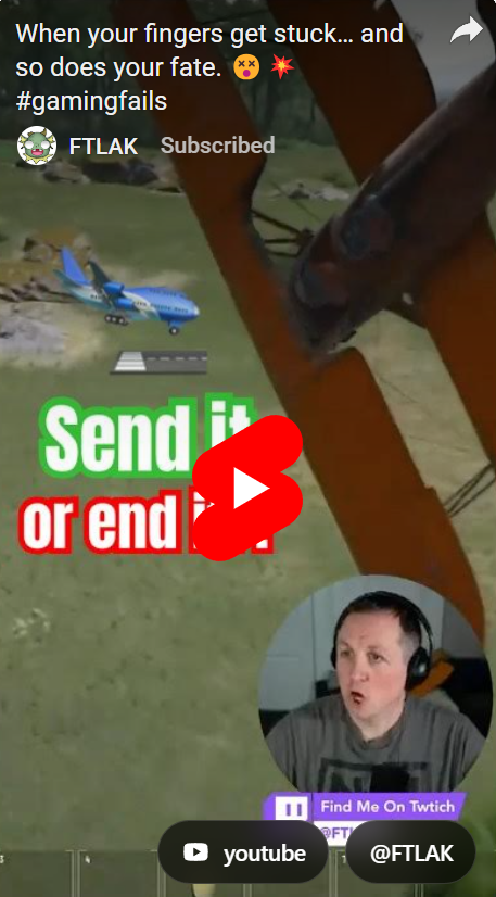 YouTube Shorts: Finger Stuck Fate @FTLAK (Copy)