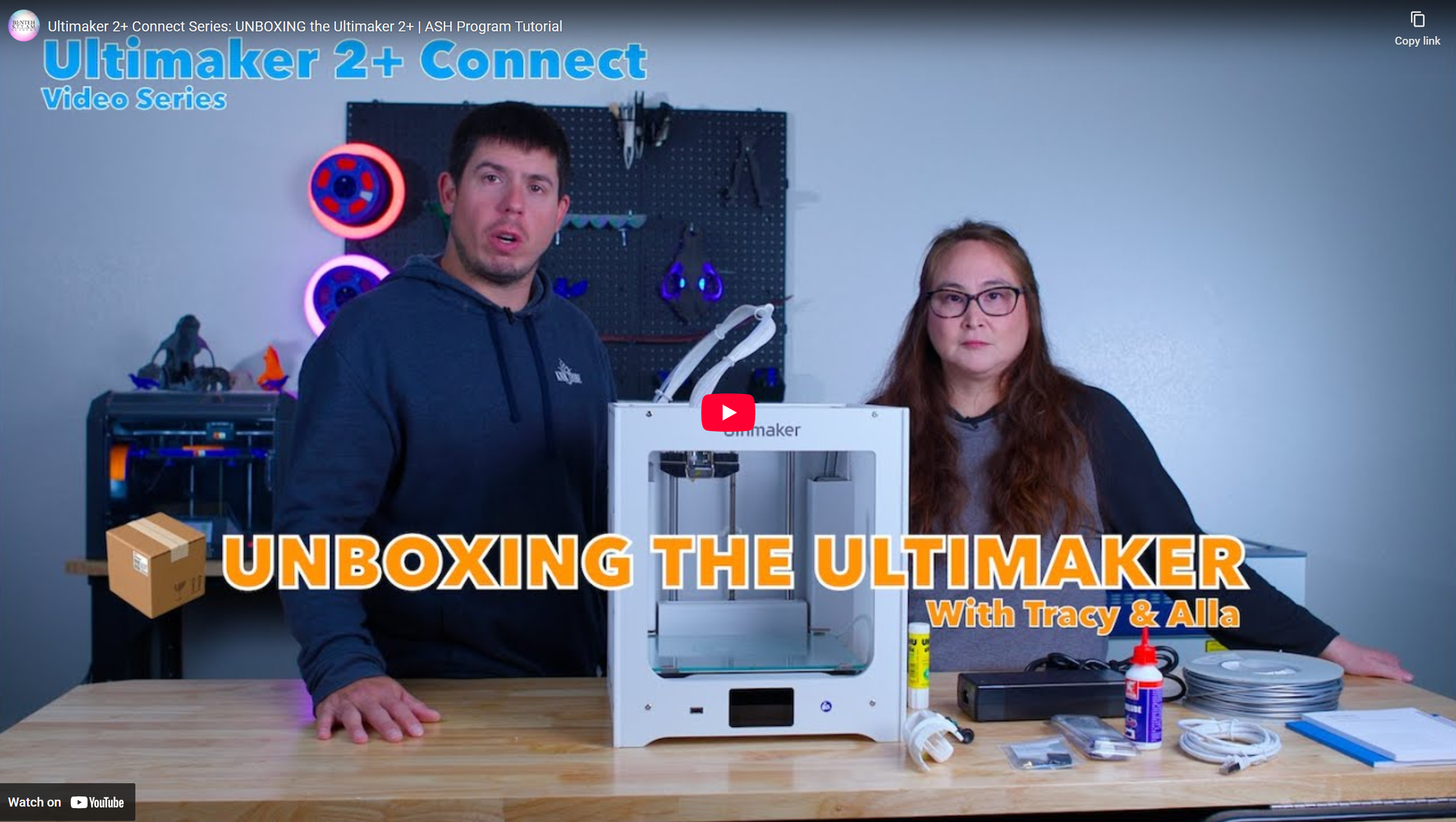 Benteh STEAM Academy: Unboxing the Ultimaker 2 Plus
