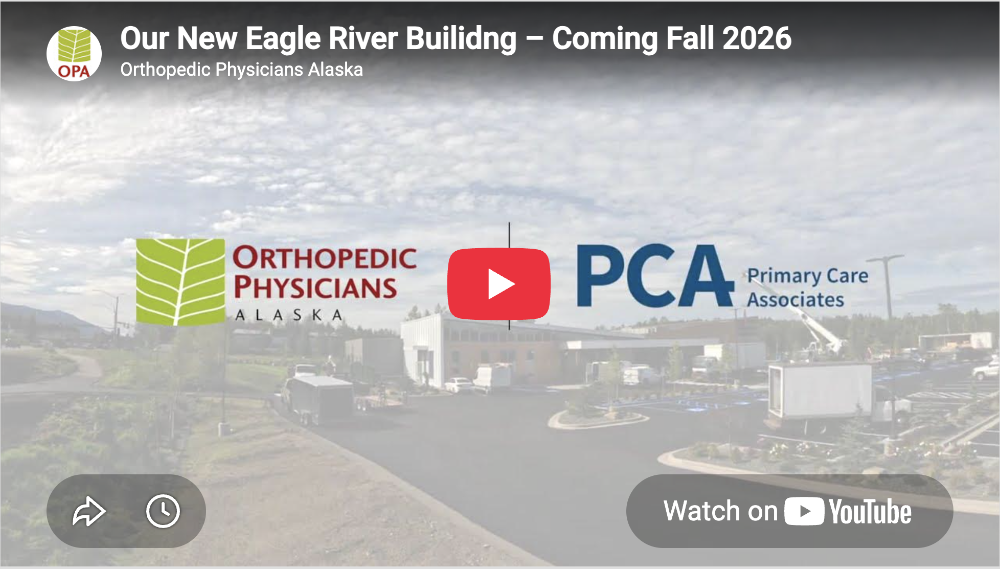 Our New Eagle River Builidng – Coming Fall 2026