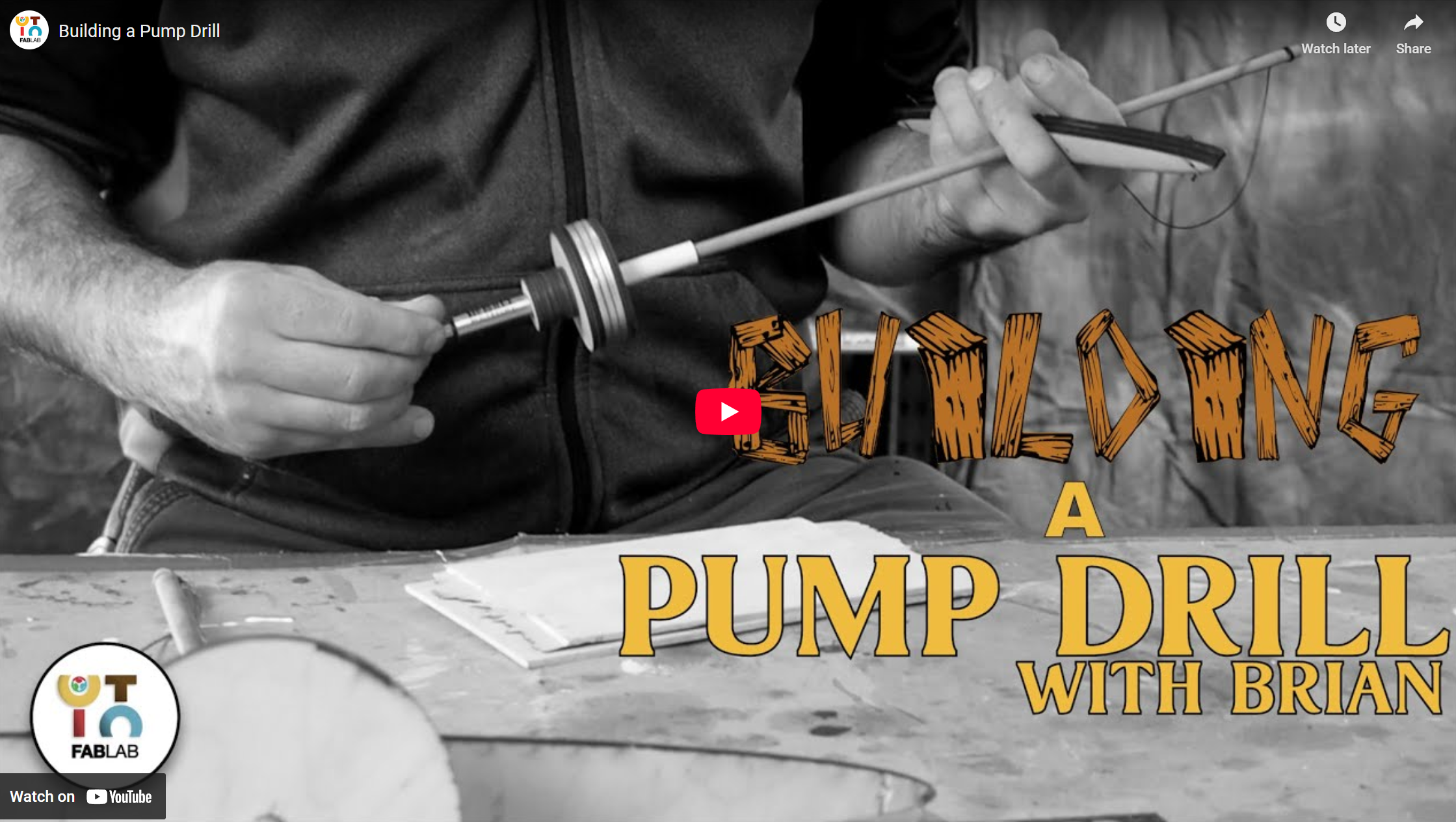 CITC Fab Lab: Building A Pump Drill