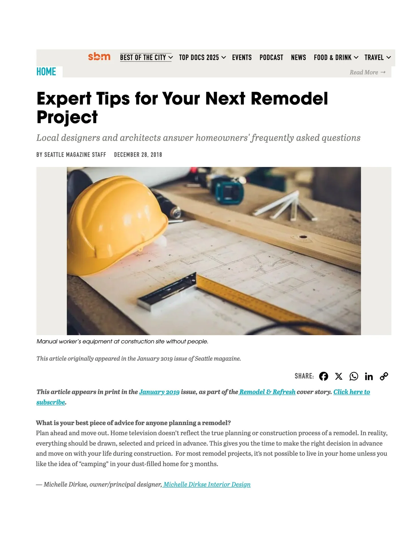 2018 - Seattle Magazine