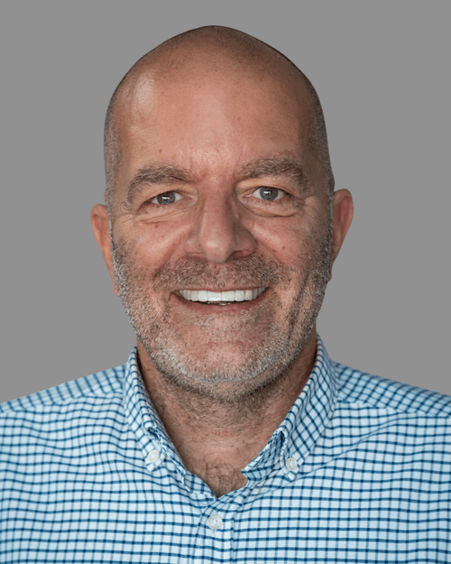 Construction company team member in a checked shirt