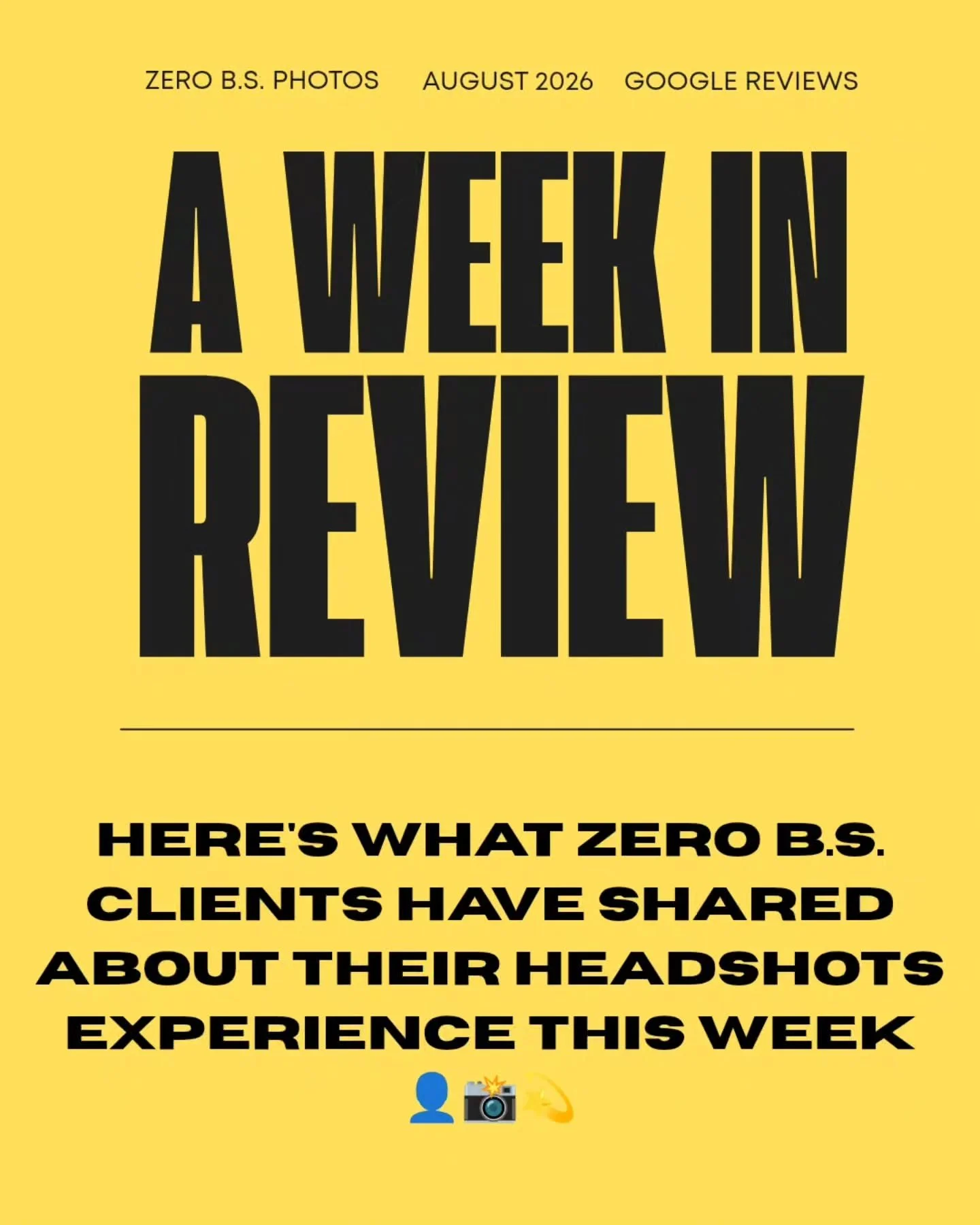 A few kind words from some of the brilliant people I&rsquo;ve photographed this week.

Five stars all round. No B.S. required.

#LondonHeadshots #ProfessionalHeadshots #CorporateHeadshots #LondonPhotographer #ZeroBSPhotos